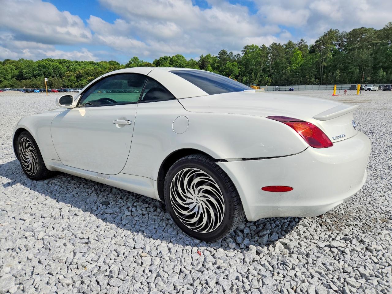 2005 Lexus Sc 430 White vin: JTHFN48Y450064397