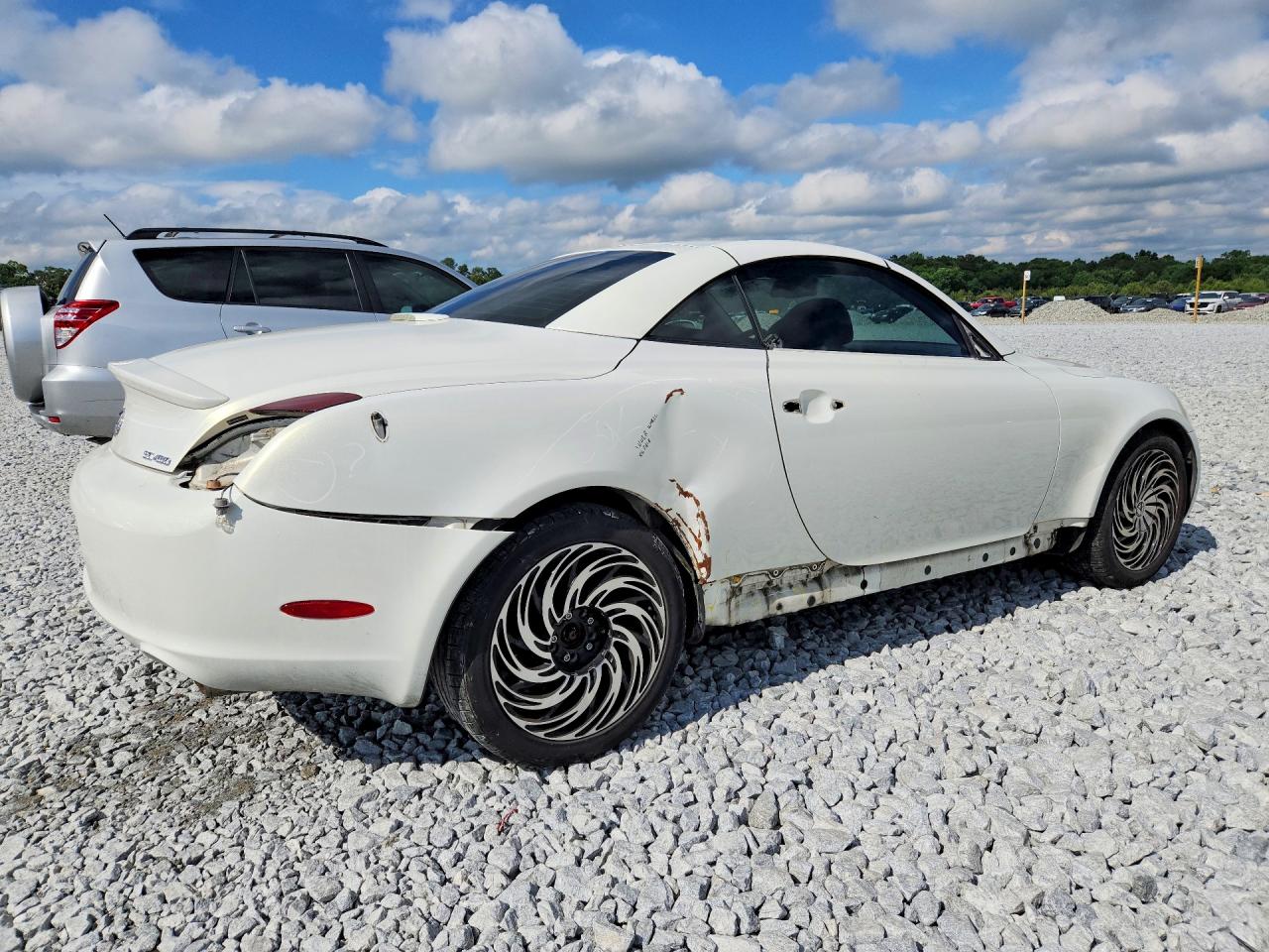 2005 Lexus Sc 430 White vin: JTHFN48Y450064397