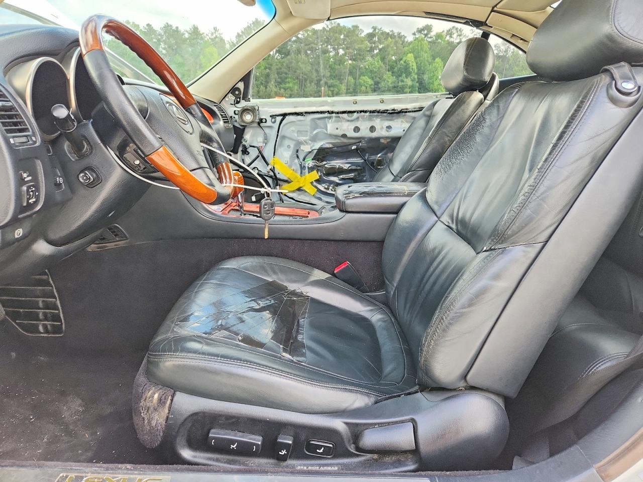 2005 Lexus Sc 430 White vin: JTHFN48Y450064397