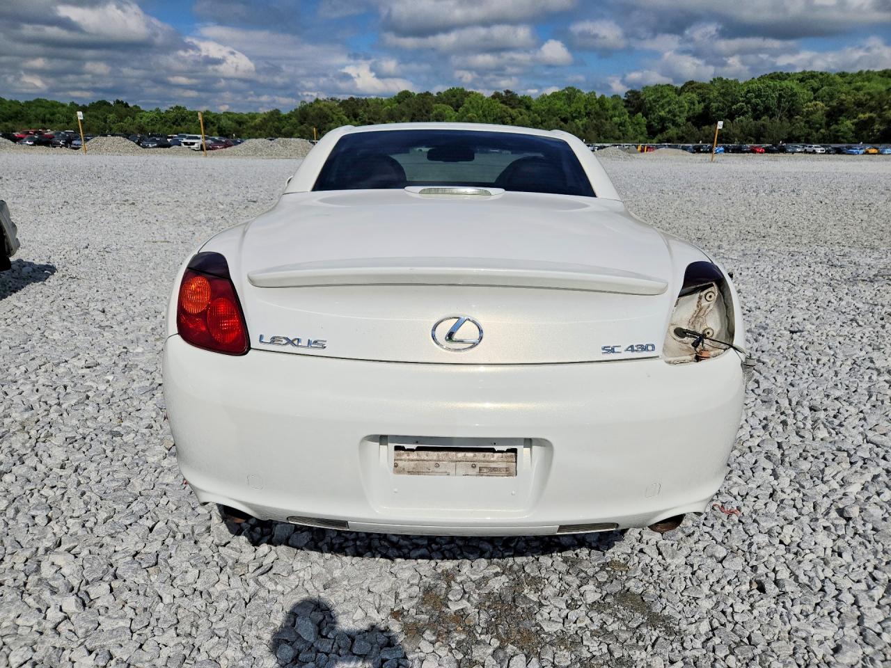 2005 Lexus Sc 430 White vin: JTHFN48Y450064397