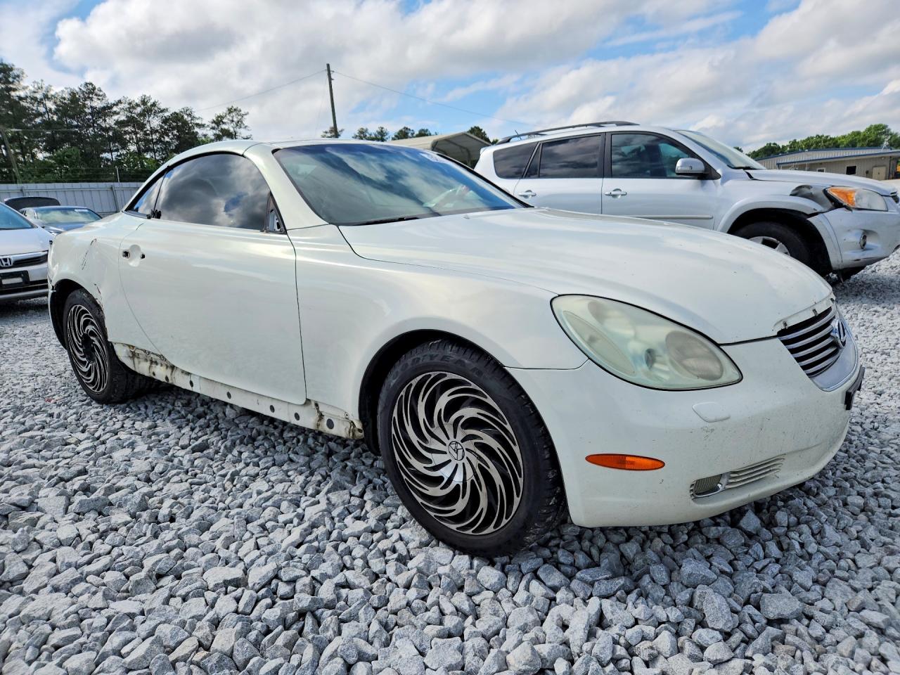 2005 Lexus Sc 430 White vin: JTHFN48Y450064397