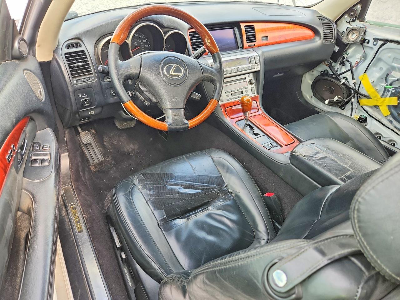2005 Lexus Sc 430 White vin: JTHFN48Y450064397