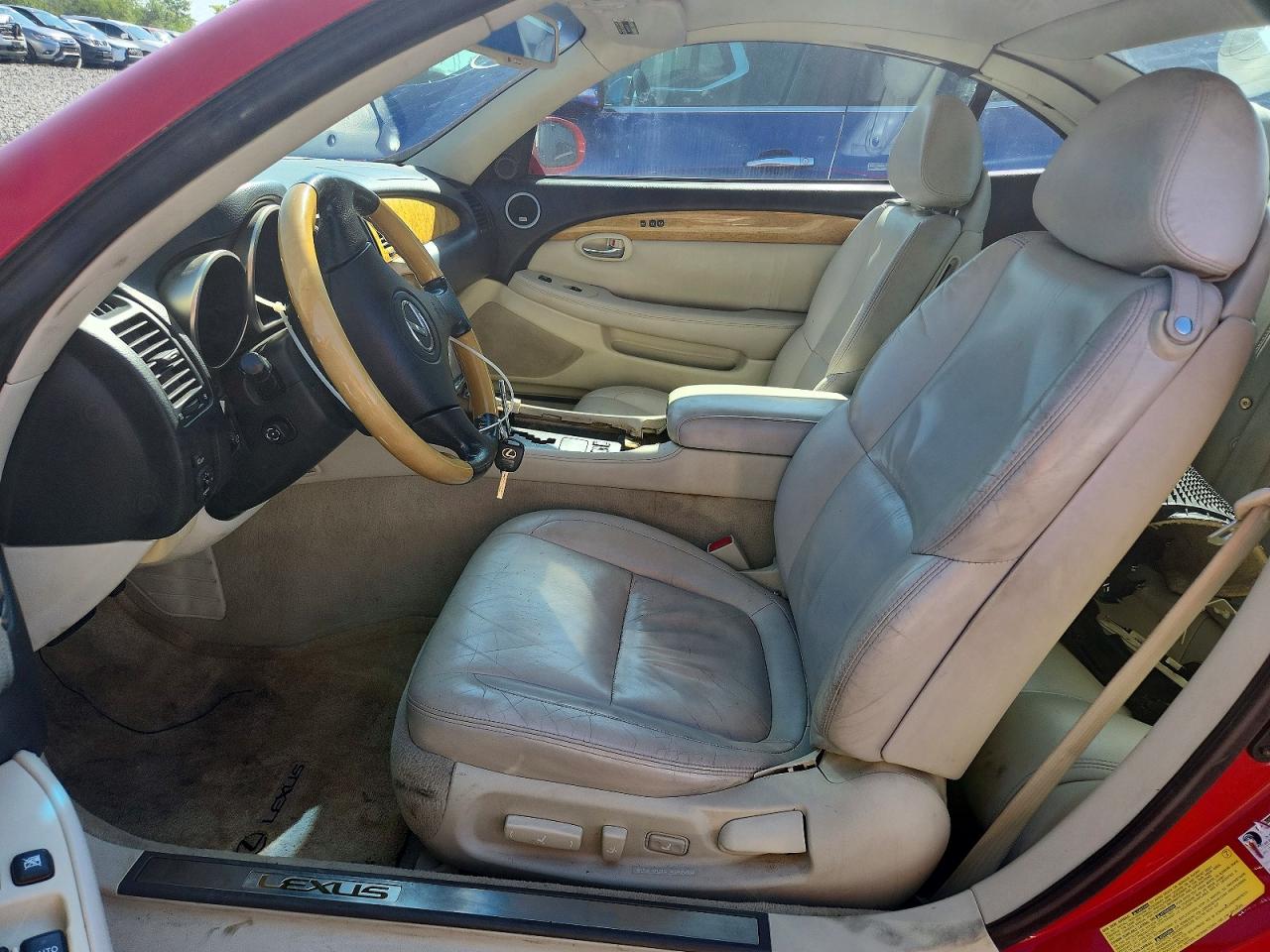 2005 Lexus Sc 430 Red vin: JTHFN48Y450069440