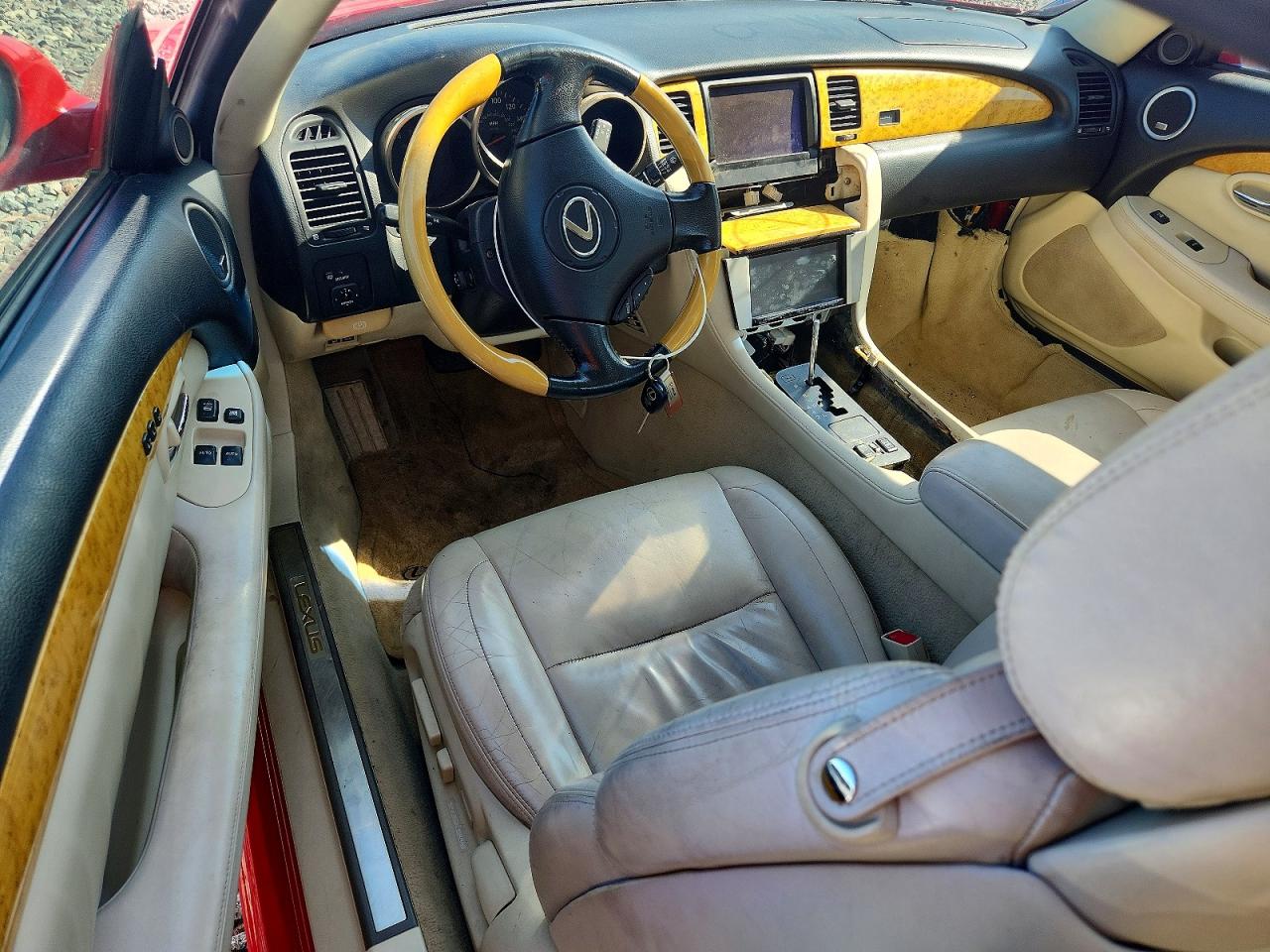 2005 Lexus Sc 430 Red vin: JTHFN48Y450069440