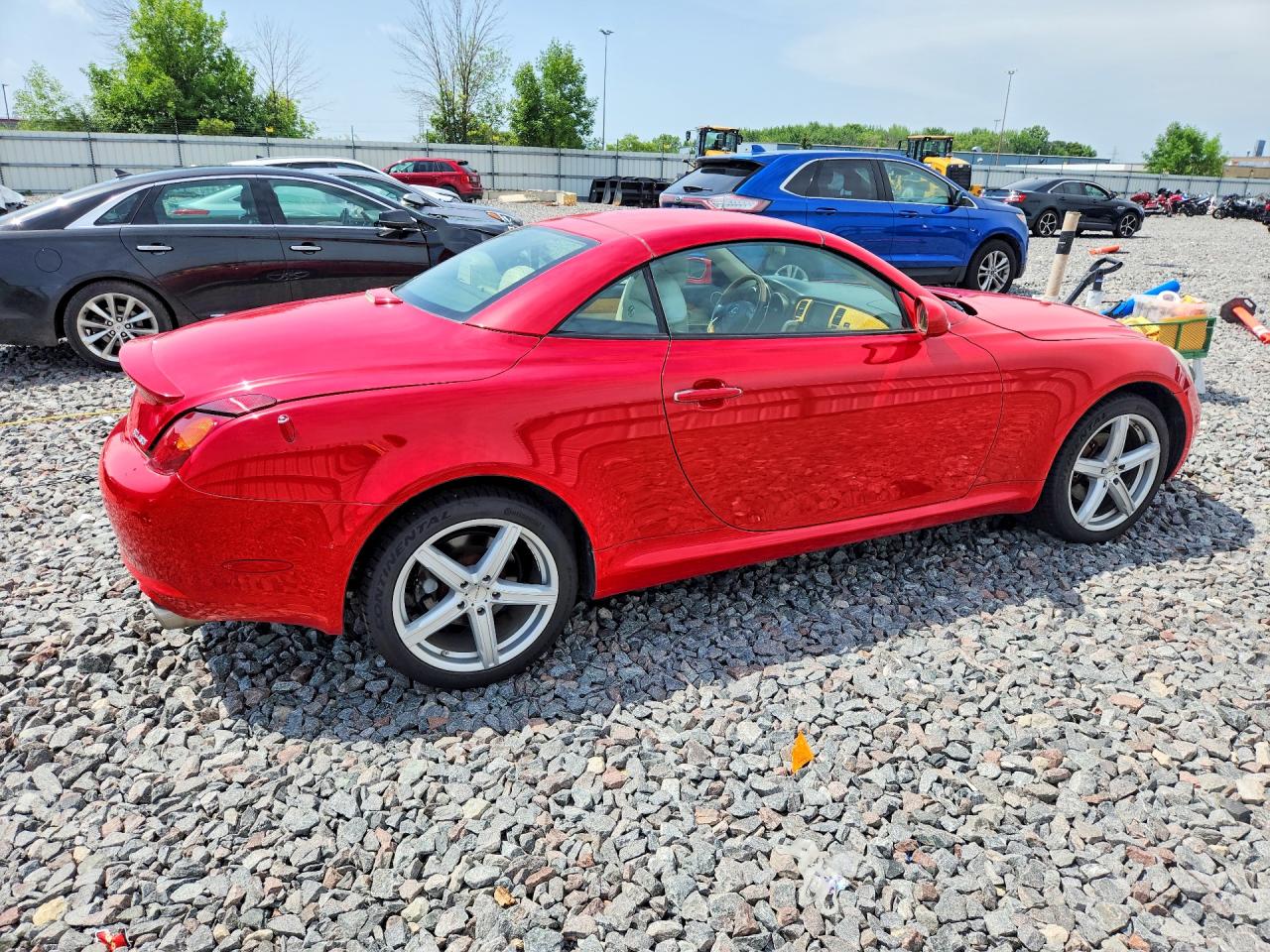 2005 Lexus Sc 430 Red vin: JTHFN48Y450069440