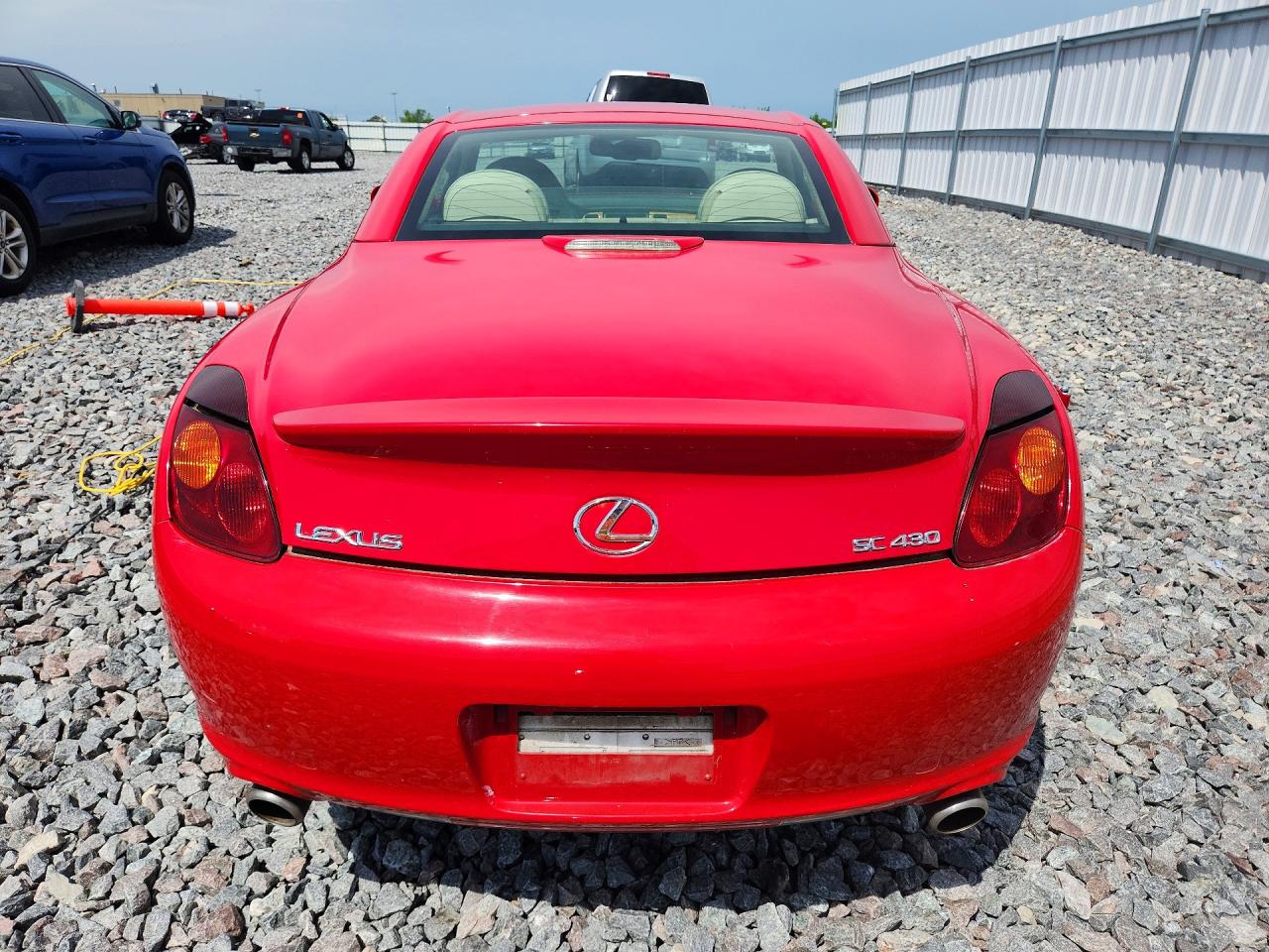2005 Lexus Sc 430 Red vin: JTHFN48Y450069440