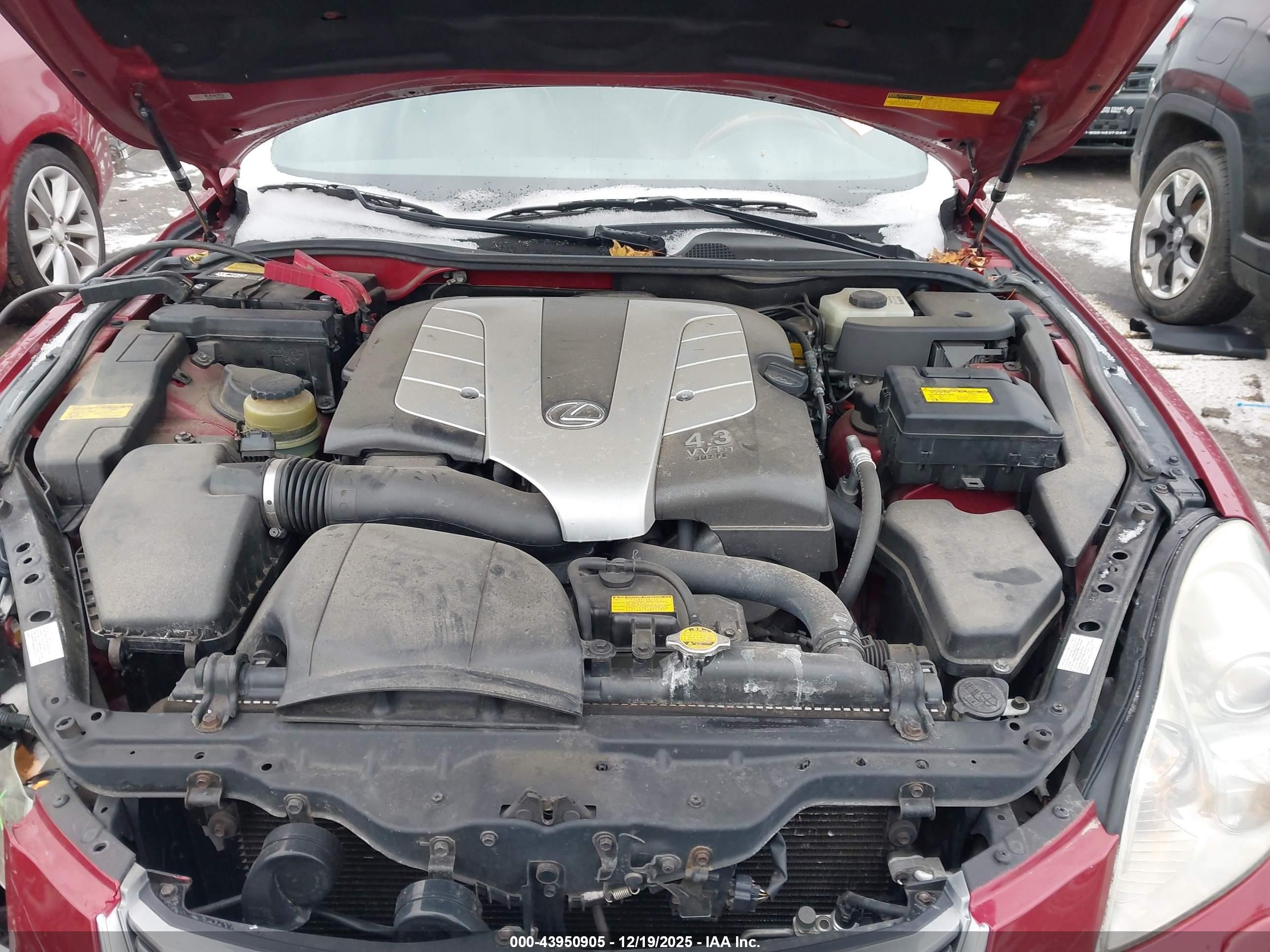 2006 Lexus Sc 430   Red vin: JTHFN48Y469003175