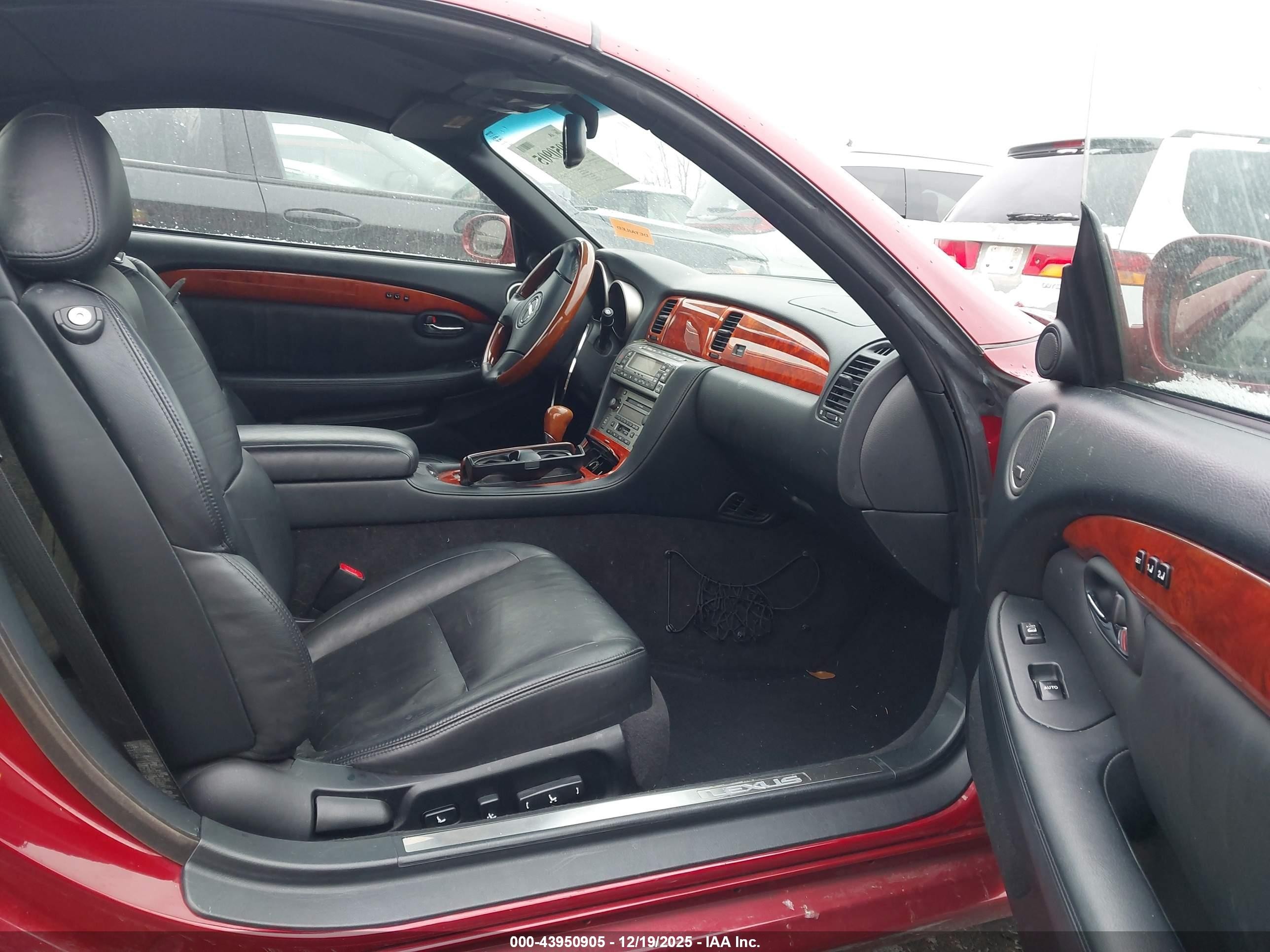 2006 Lexus Sc 430   Red vin: JTHFN48Y469003175