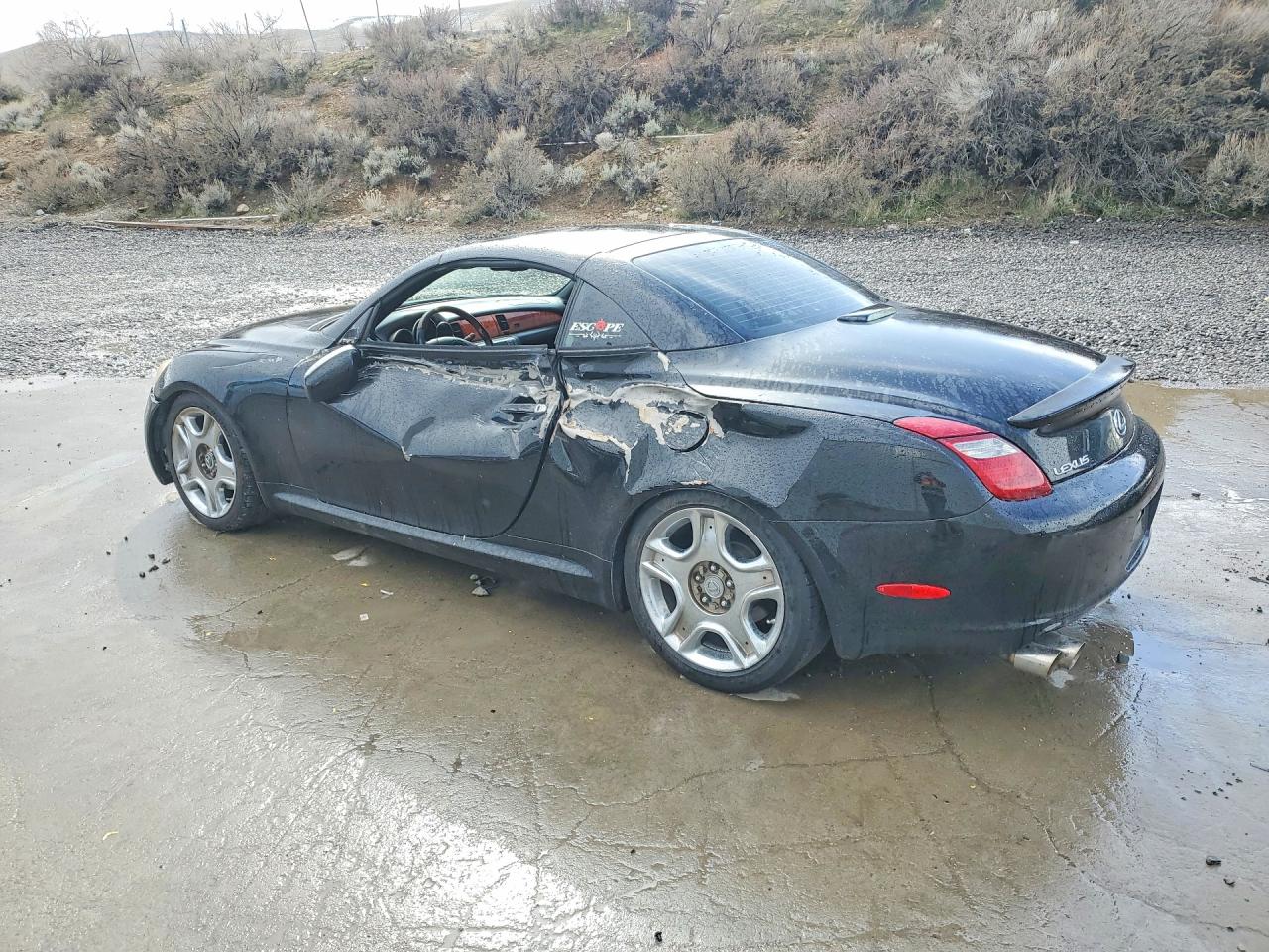 2006 Lexus Sc 430 Black vin: JTHFN48Y469008084