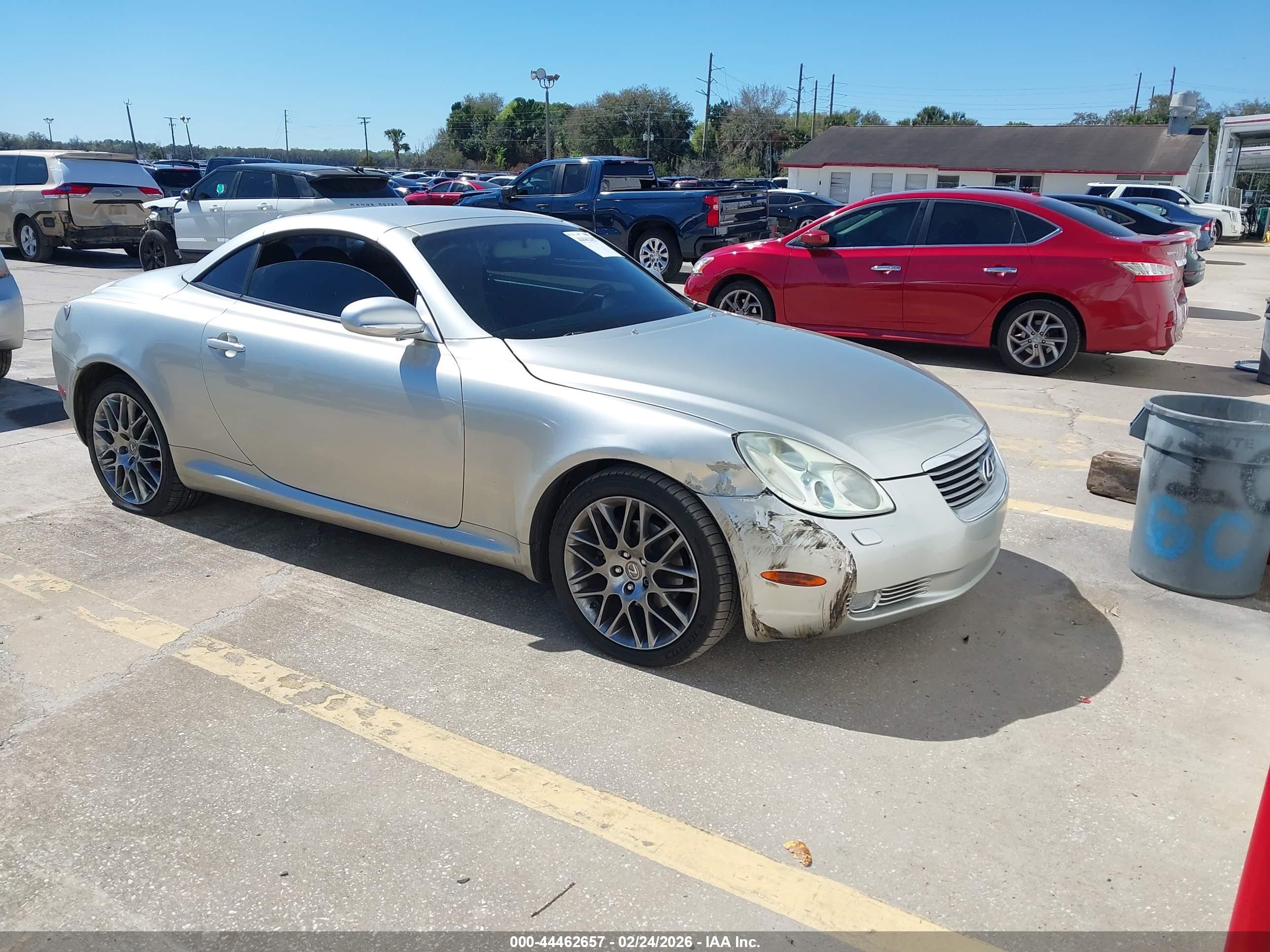 2002 Lexus Sc 430   Silver vin: JTHFN48Y520017035