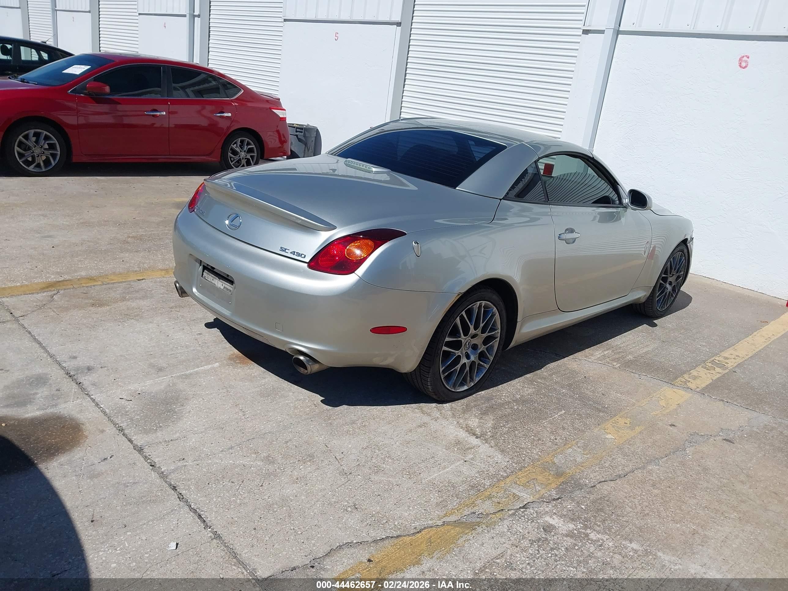 2002 Lexus Sc 430   Silver vin: JTHFN48Y520017035