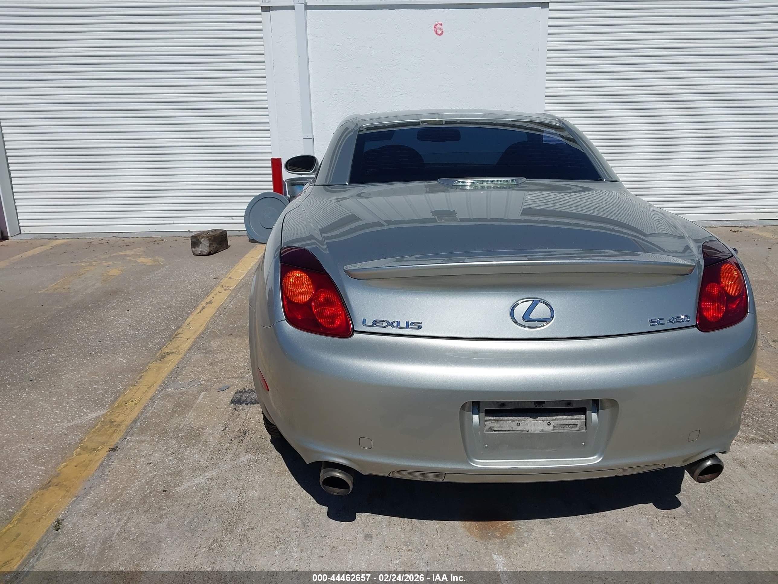 2002 Lexus Sc 430   Silver vin: JTHFN48Y520017035
