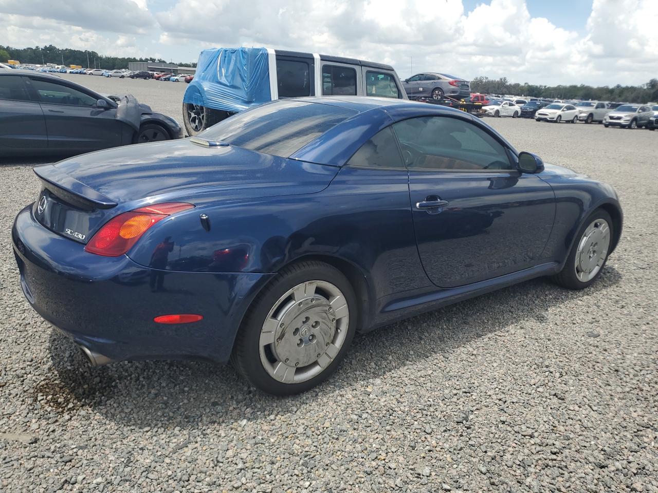 2002 Lexus Es 350 4d 2wd Blue vin: JTHFN48Y520027869