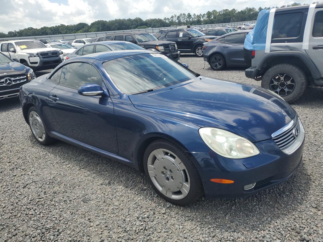 2002 Lexus Es 350 4d 2wd Blue vin: JTHFN48Y520027869