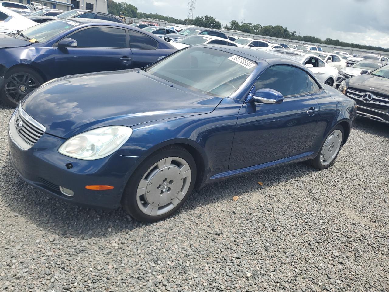 2002 Lexus Es 350 4d 2wd Blue vin: JTHFN48Y520027869