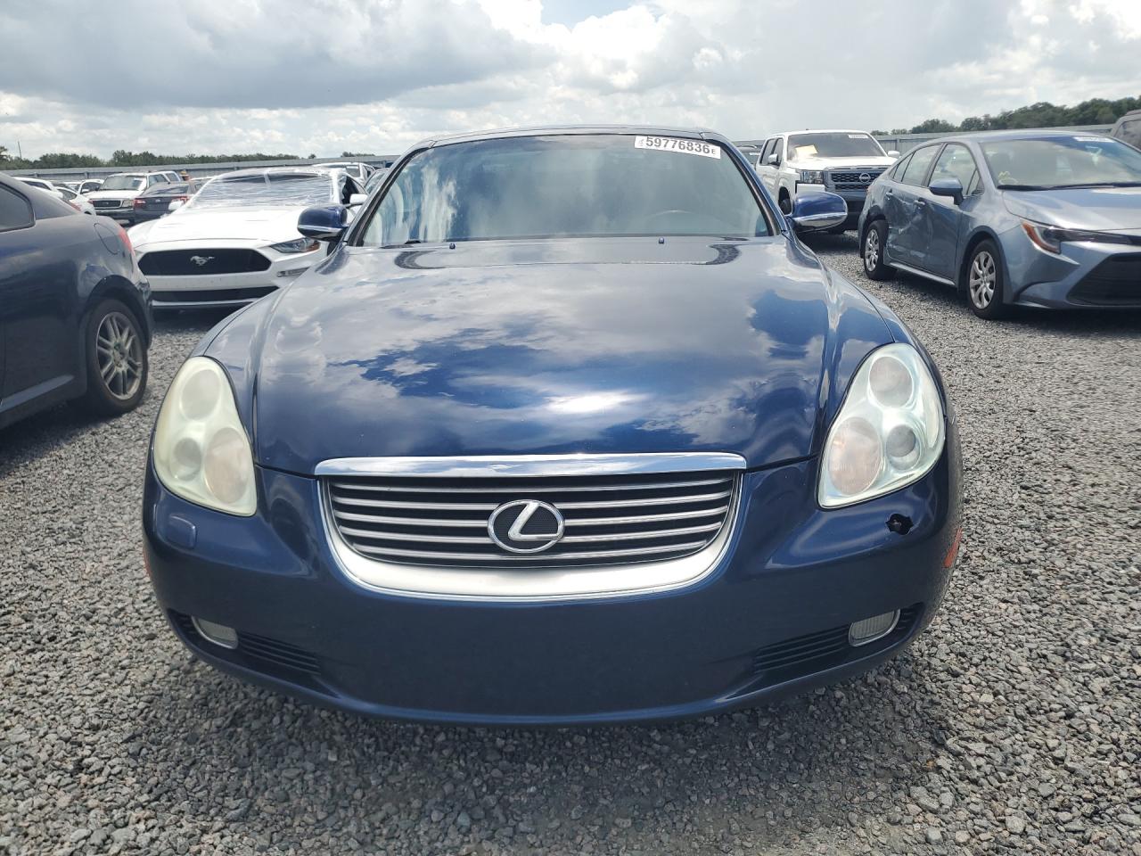 2002 Lexus Es 350 4d 2wd Blue vin: JTHFN48Y520027869