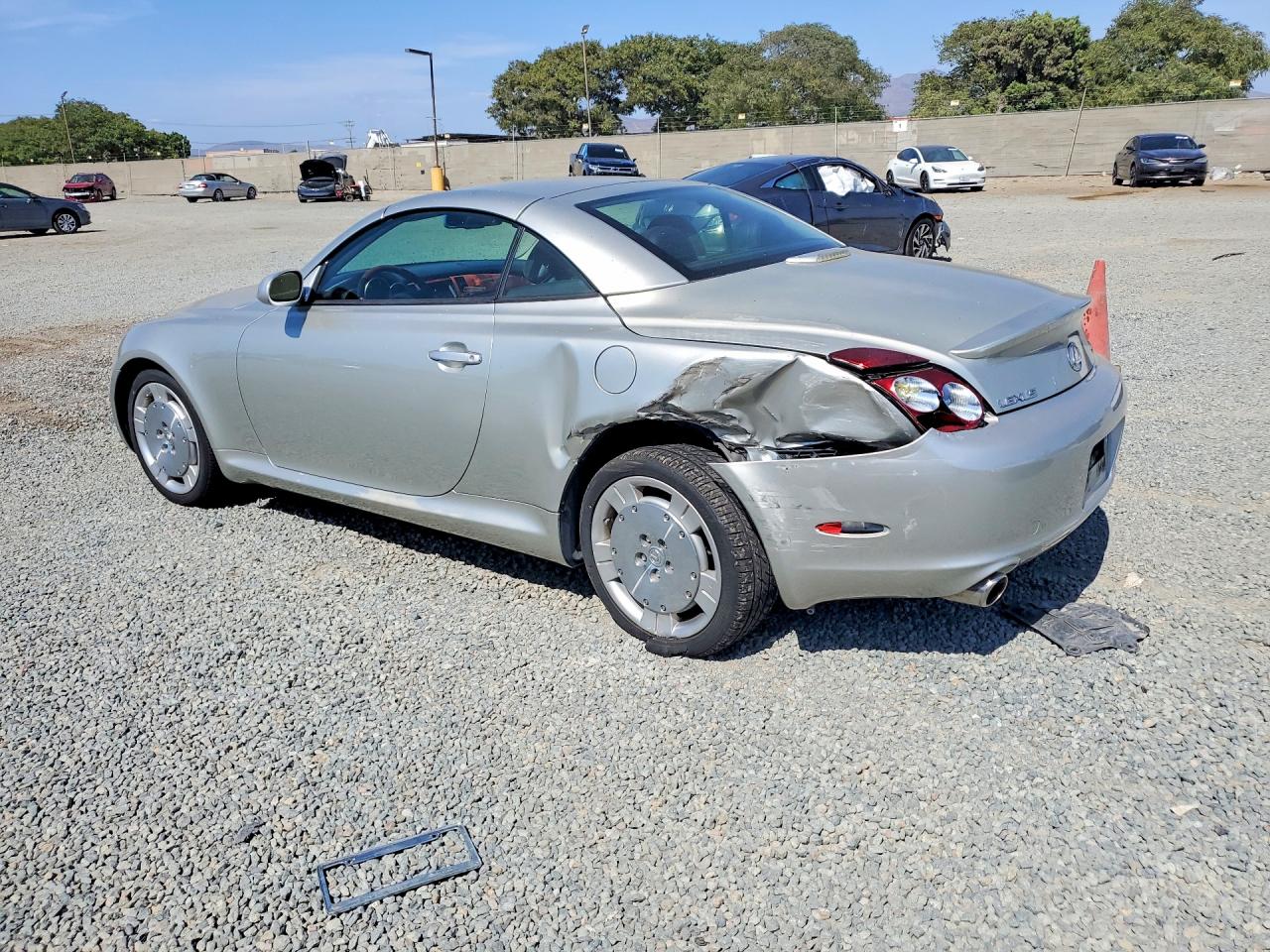 2002 Lexus Sc 430 Silver vin: JTHFN48Y520028763