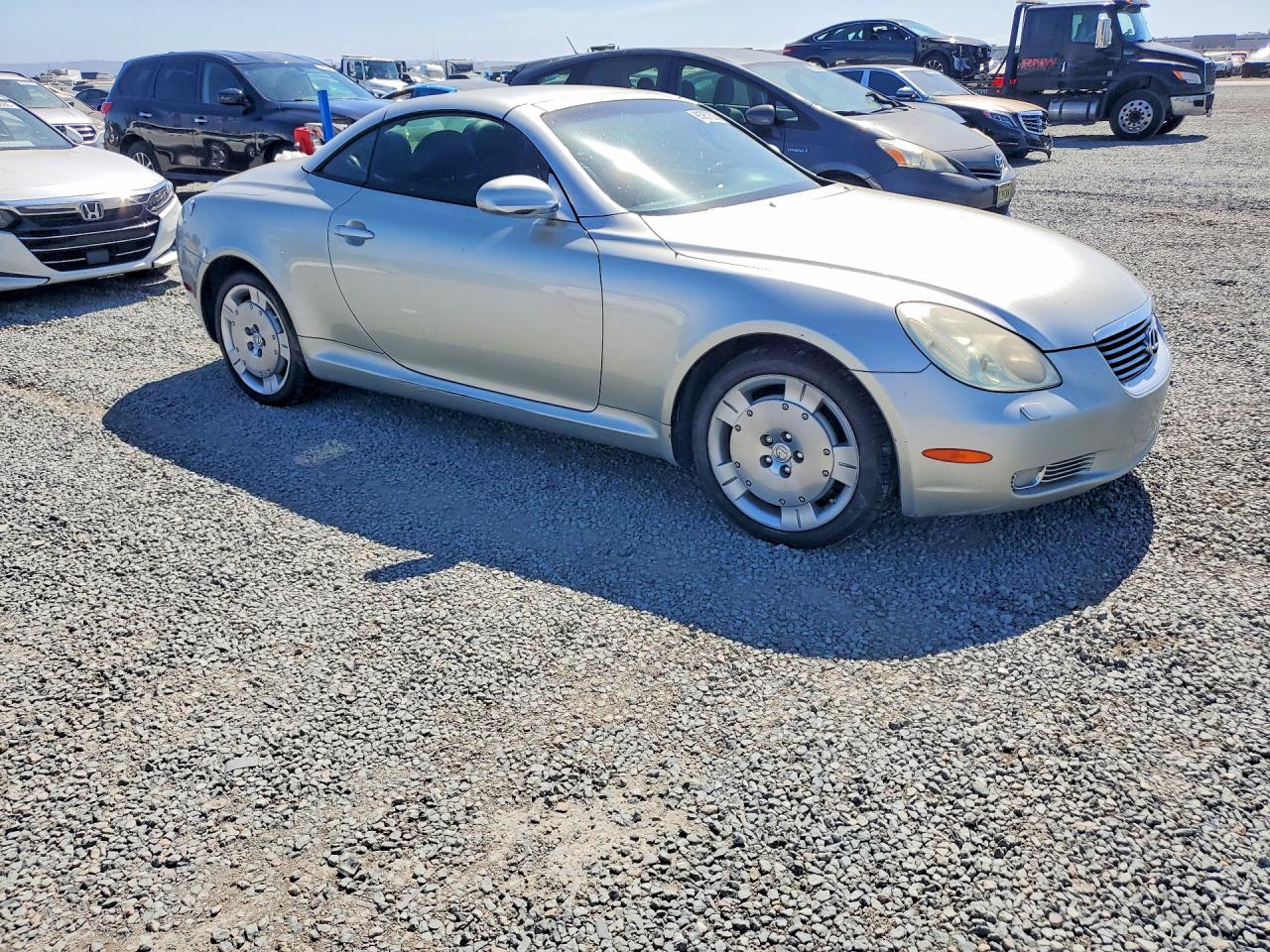 2002 Lexus Sc 430 Silver vin: JTHFN48Y520028763