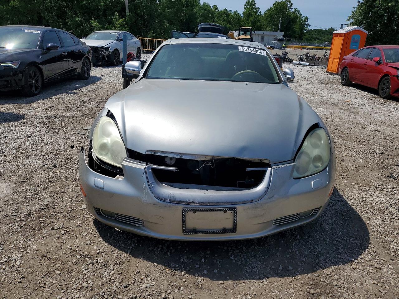 2002 Lexus Sc 430 Silver vin: JTHFN48Y520030206