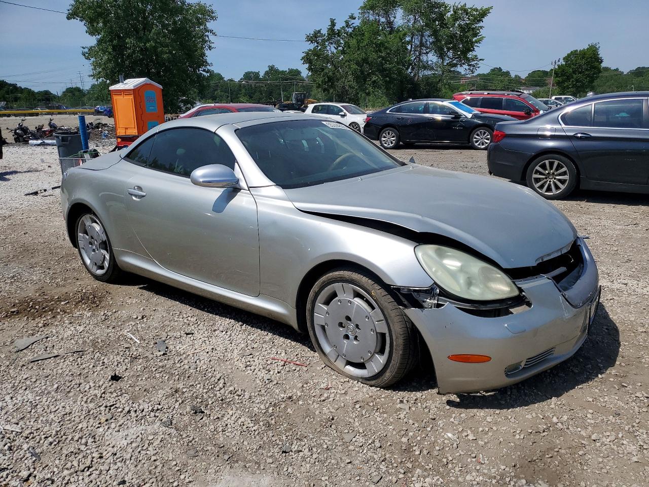 2002 Lexus Sc 430 Silver vin: JTHFN48Y520030206