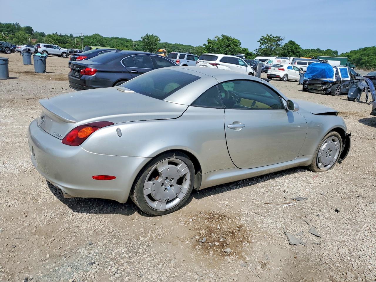 2002 Lexus Sc 430 Silver vin: JTHFN48Y520030206