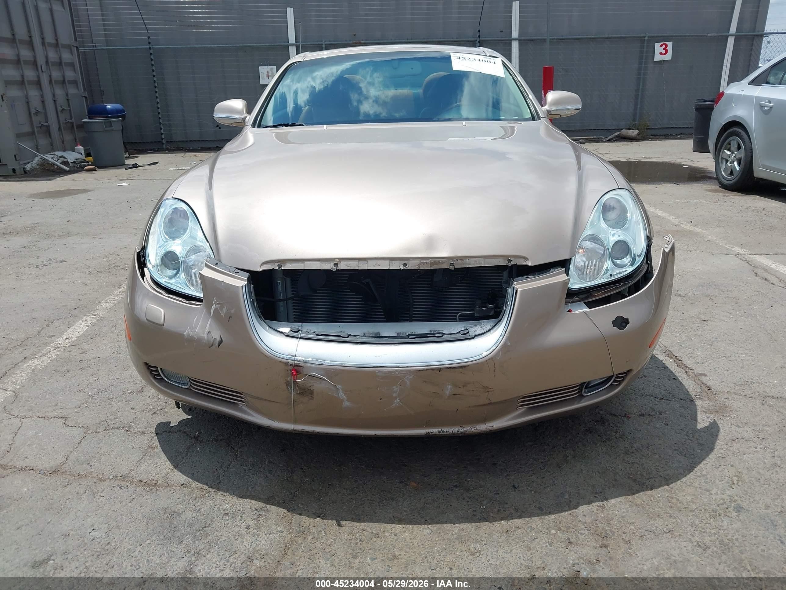 2002 Lexus Sc 430   Gold vin: JTHFN48Y520031565