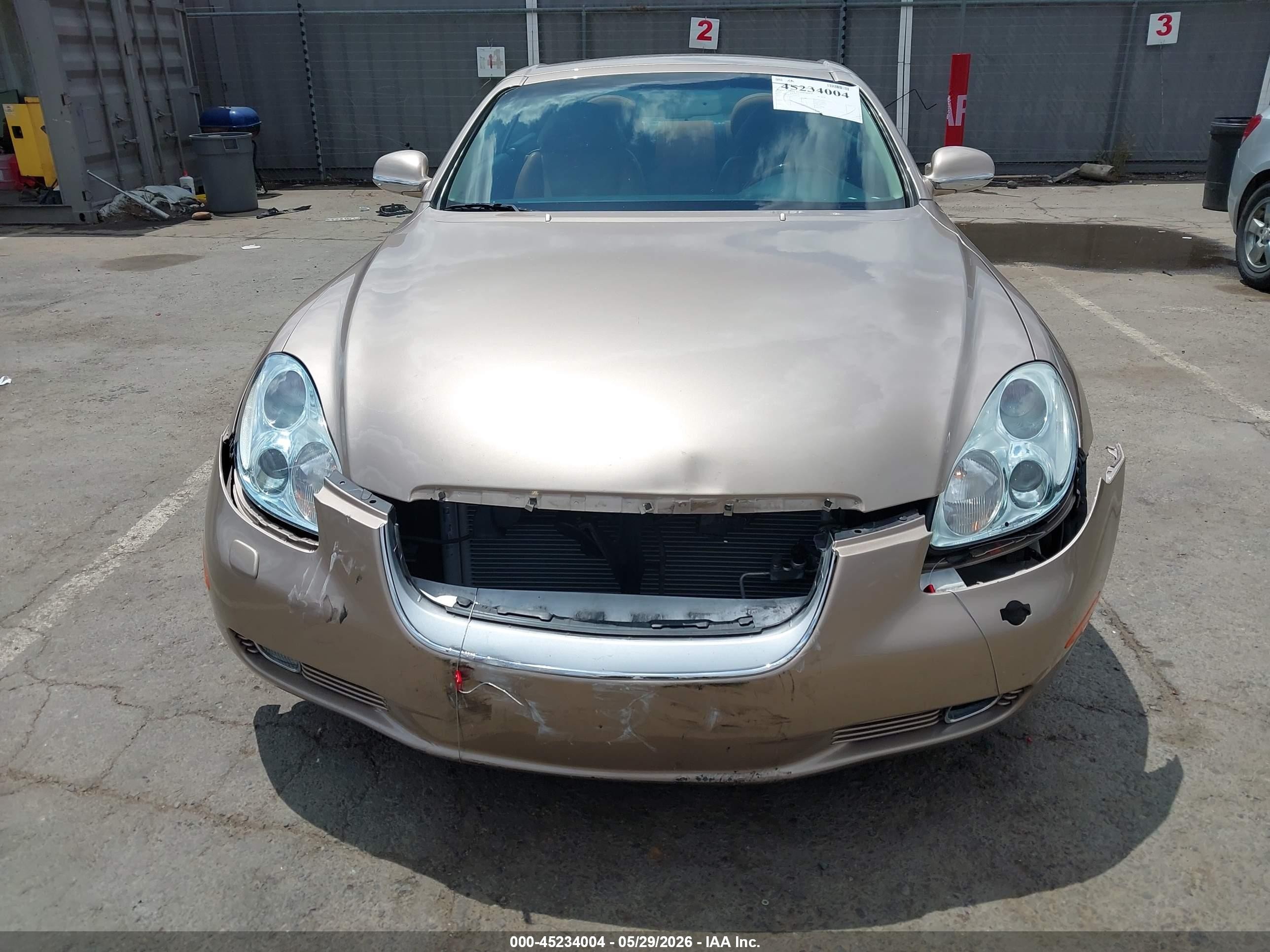 2002 Lexus Sc 430   Gold vin: JTHFN48Y520031565