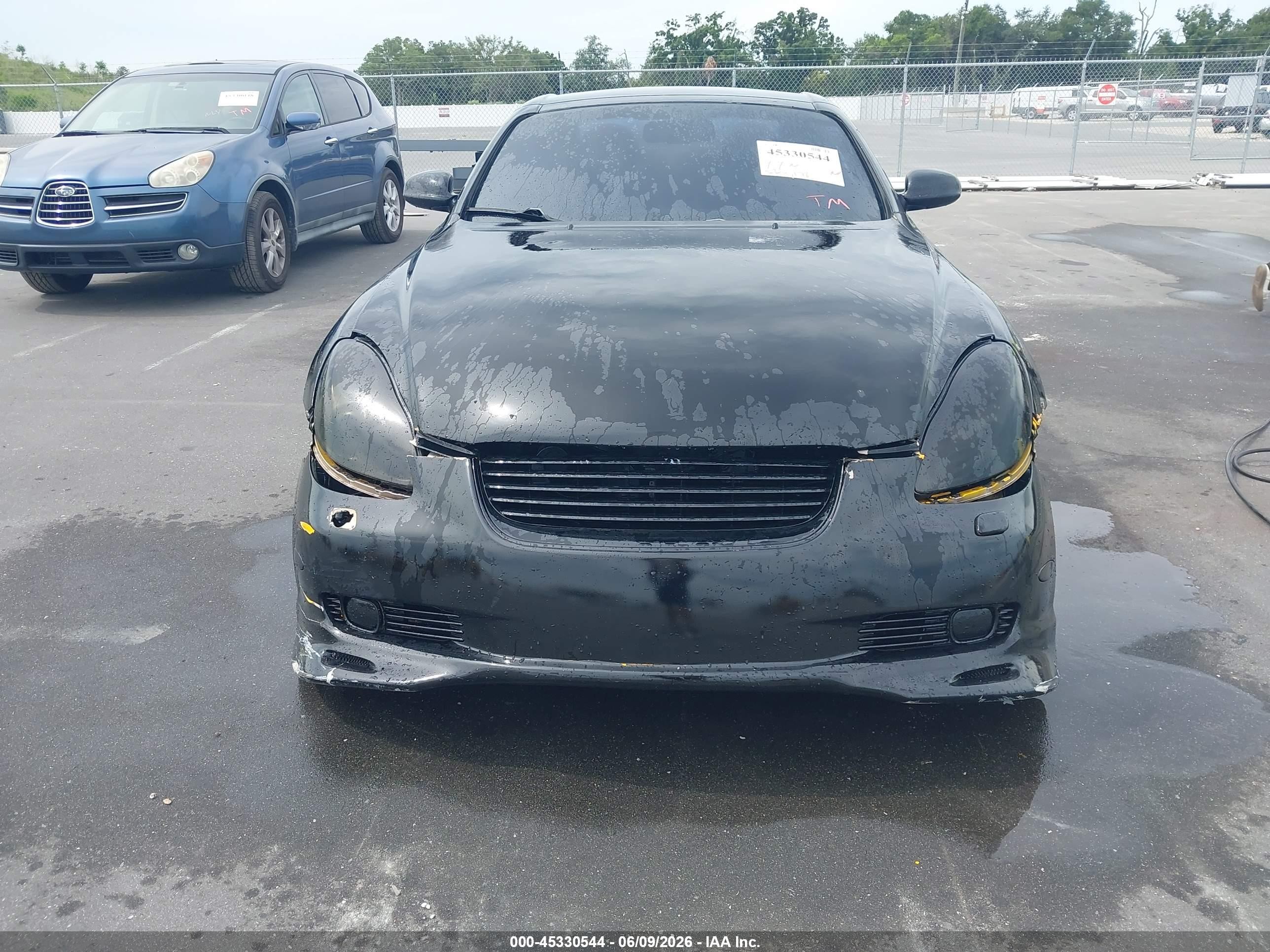 2002 Lexus Sc 430   Black vin: JTHFN48Y520034949
