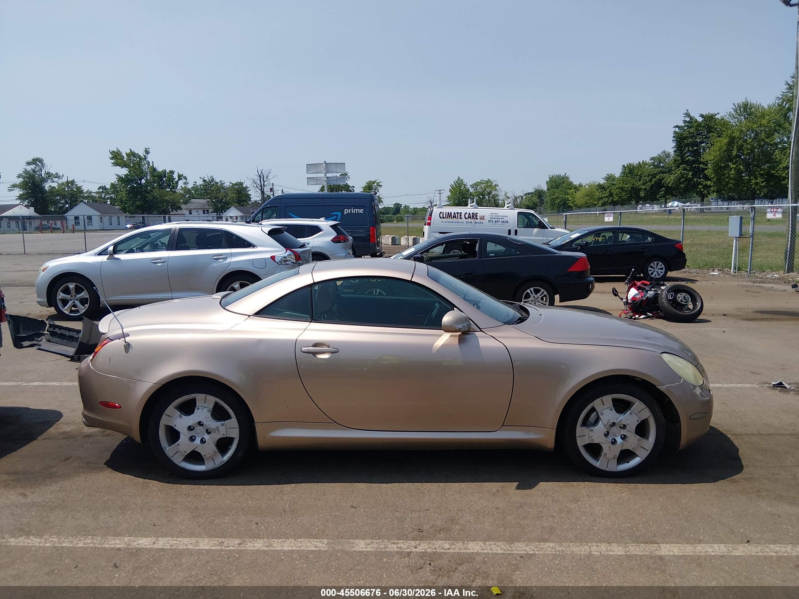 2004 Lexus Sc 430   Gold vin: JTHFN48Y540058526