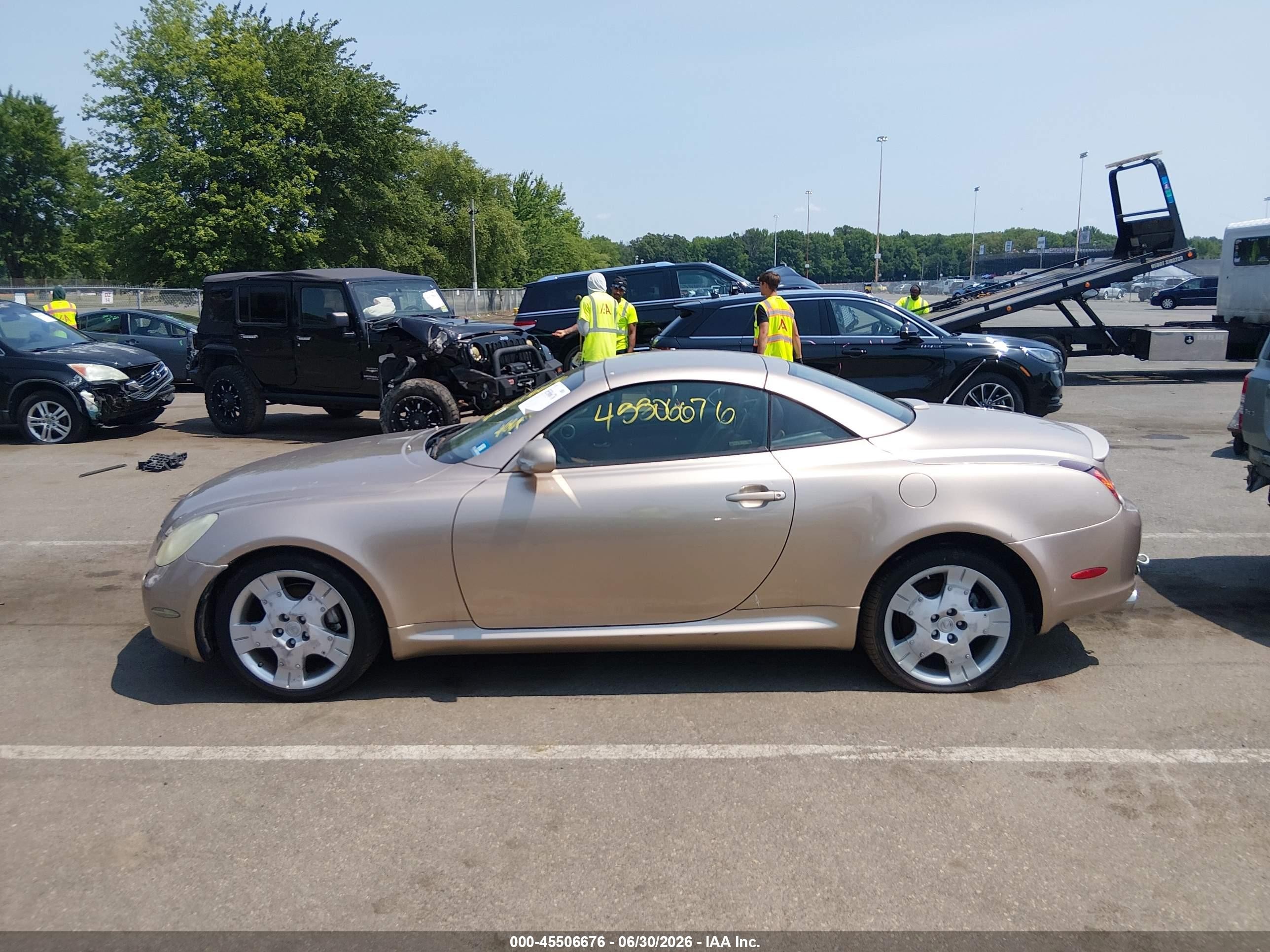 2004 Lexus Sc 430   Gold vin: JTHFN48Y540058526