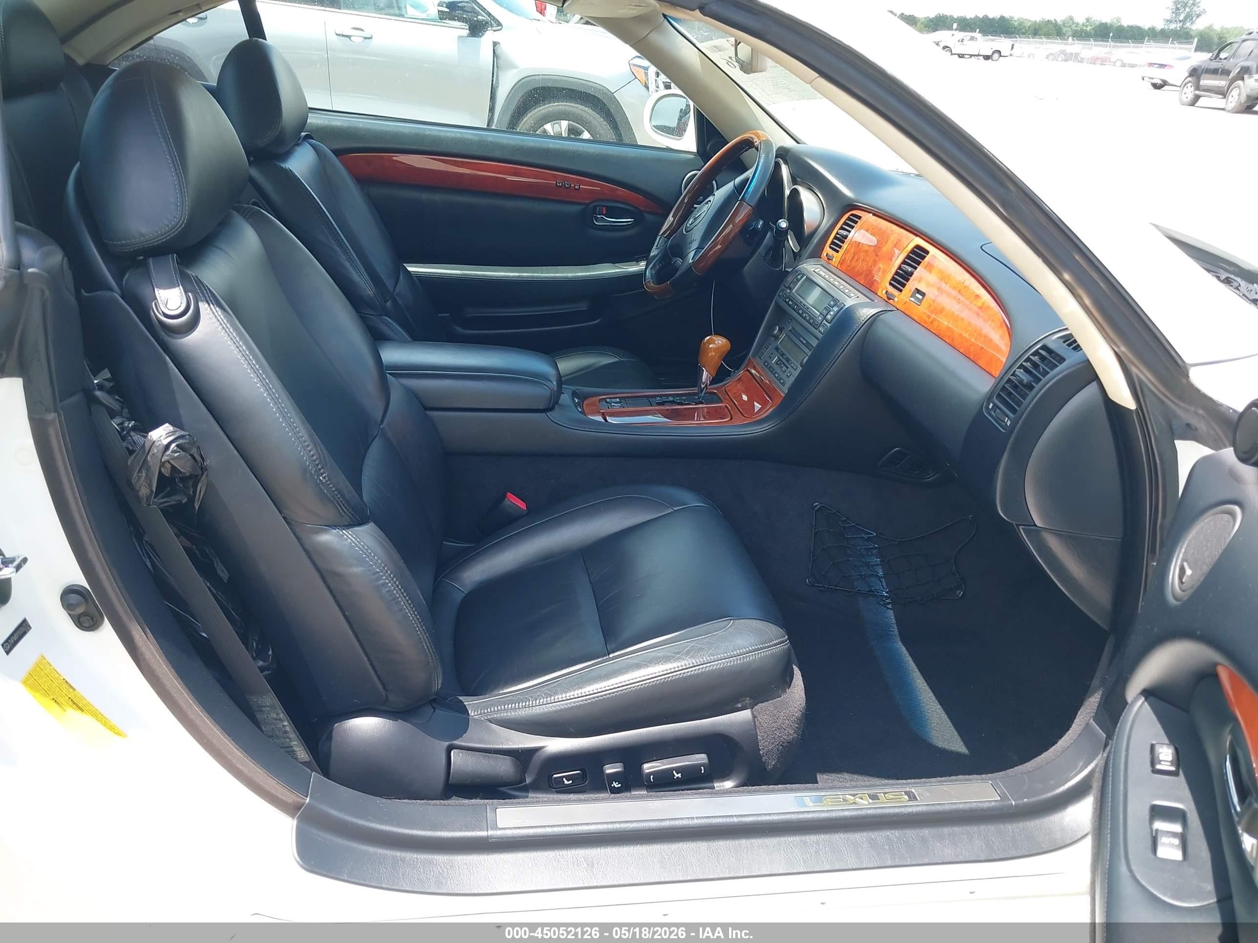 2005 Lexus Sc 430 White vin: JTHFN48Y550063128
