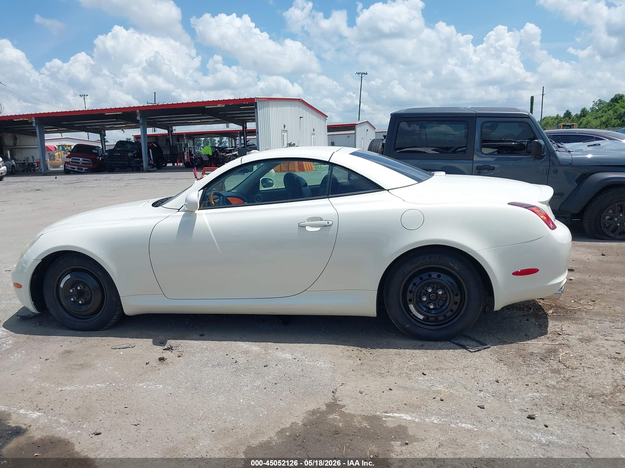 2005 Lexus Sc 430 White vin: JTHFN48Y550063128