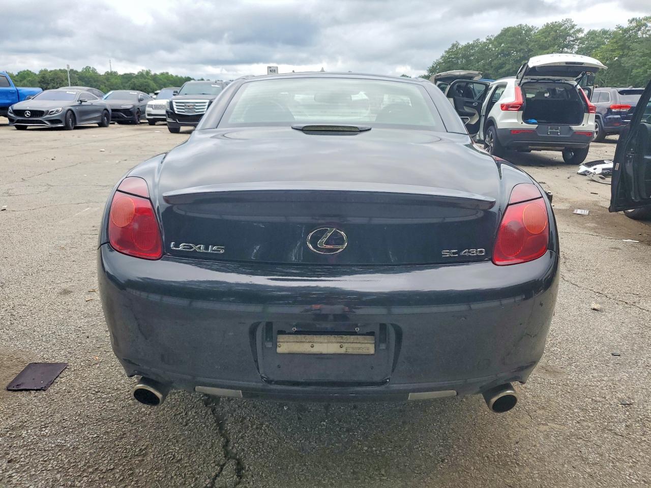 2005 Lexus Sc 430 Black vin: JTHFN48Y550069446
