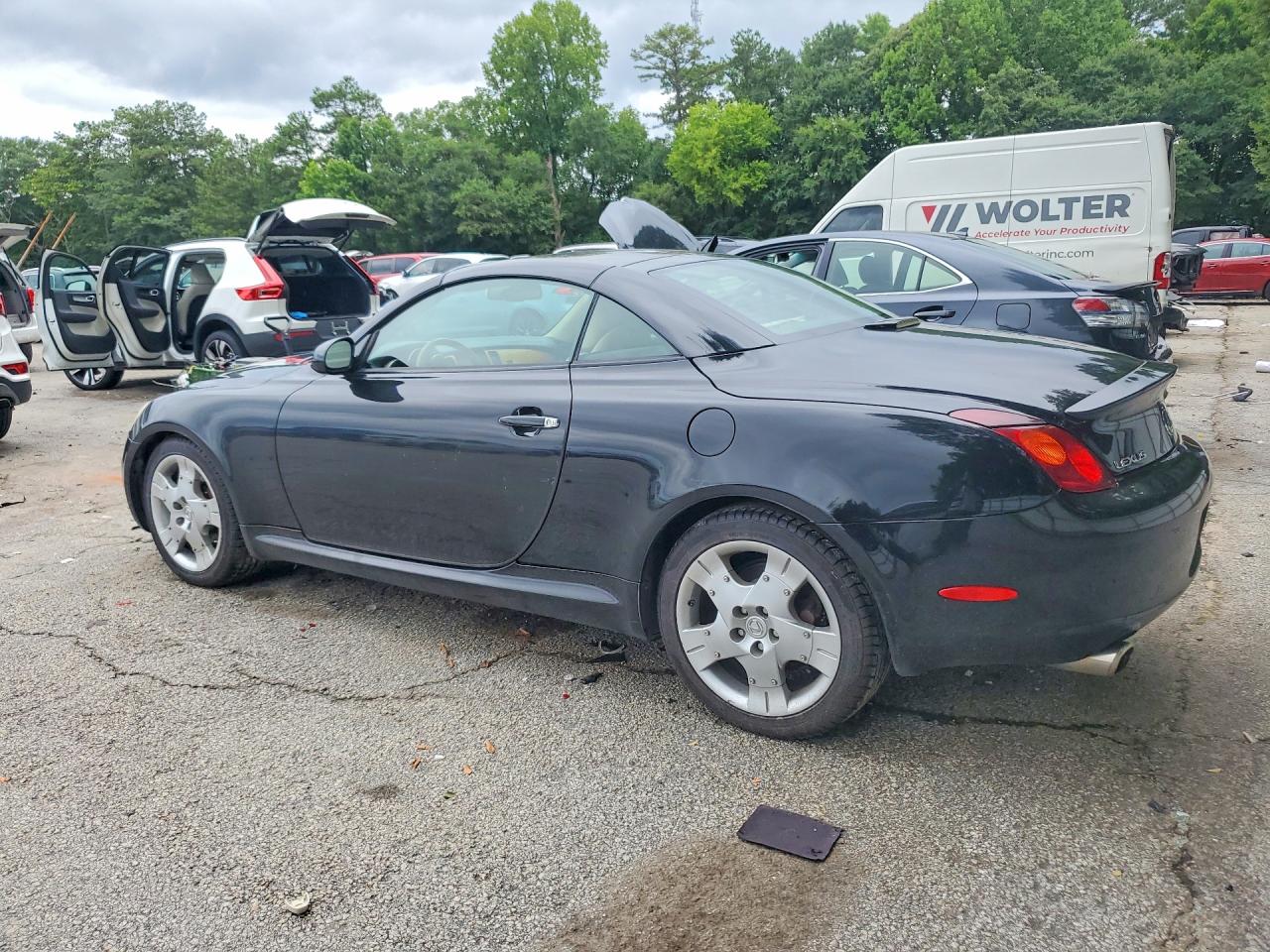 2005 Lexus Sc 430 Black vin: JTHFN48Y550069446