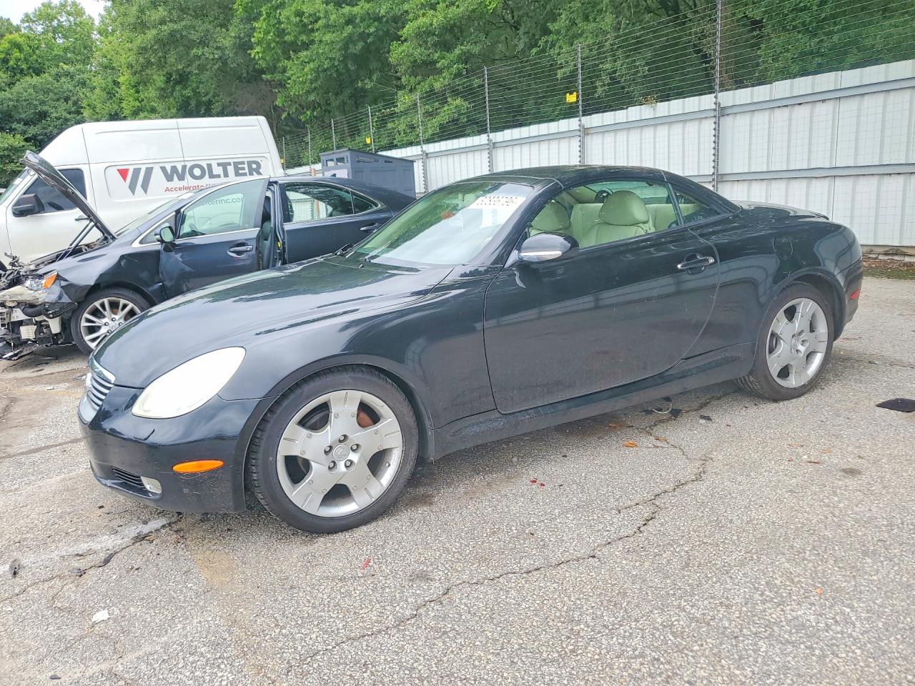 2005 Lexus Sc 430 Black vin: JTHFN48Y550069446