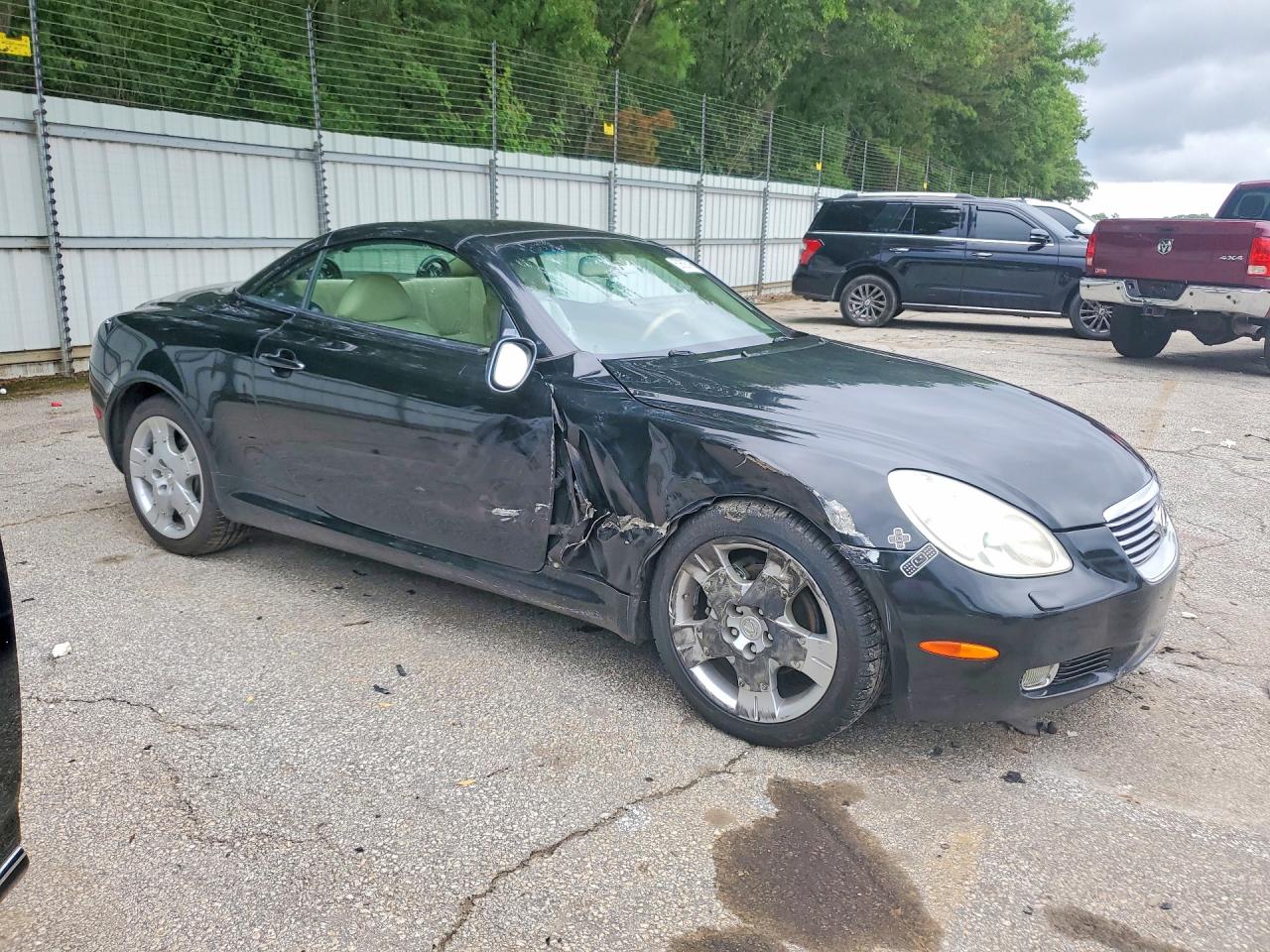 2005 Lexus Sc 430 Black vin: JTHFN48Y550069446
