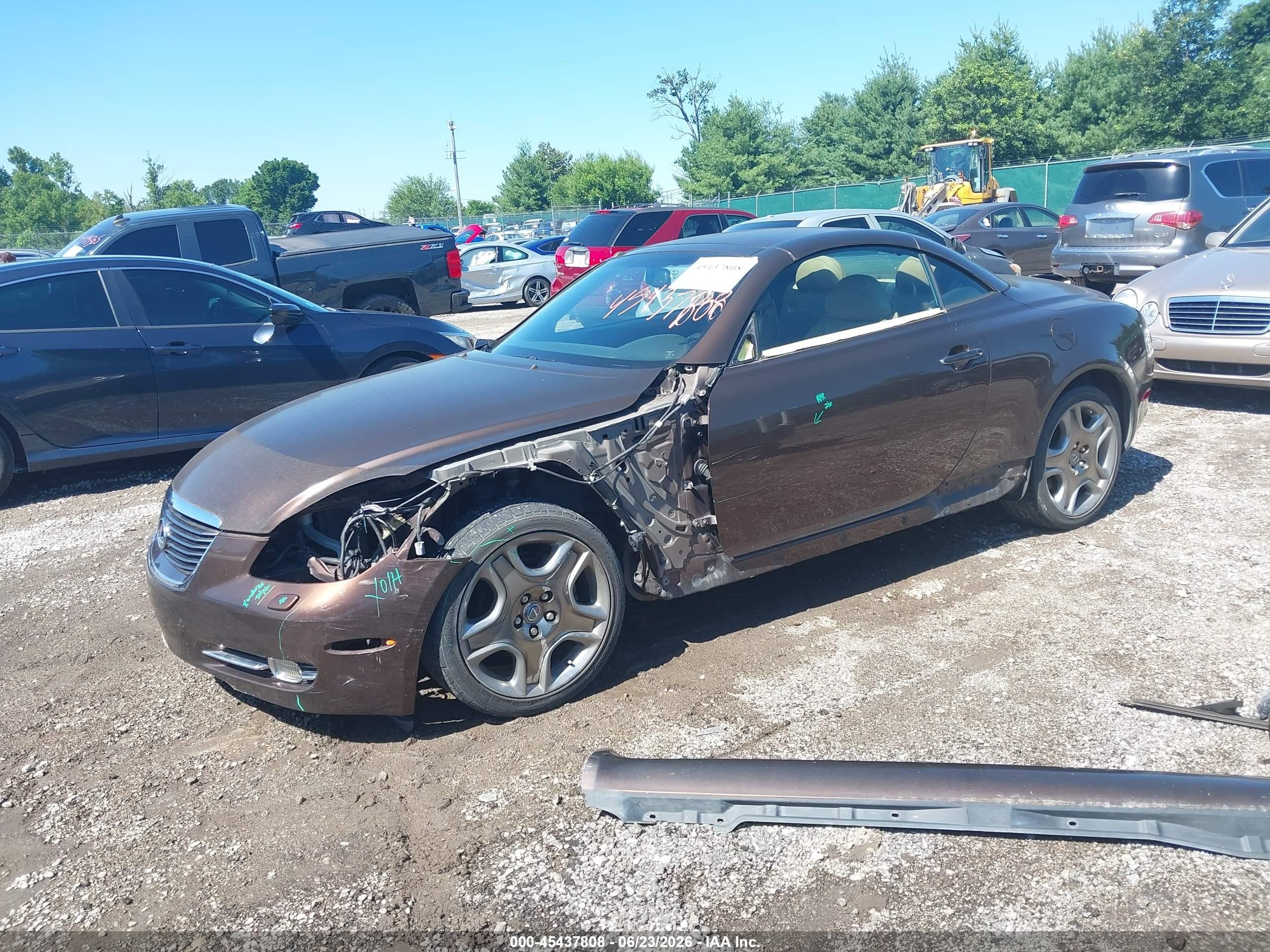 2006 Lexus Sc 430   Brown vin: JTHFN48Y569002696