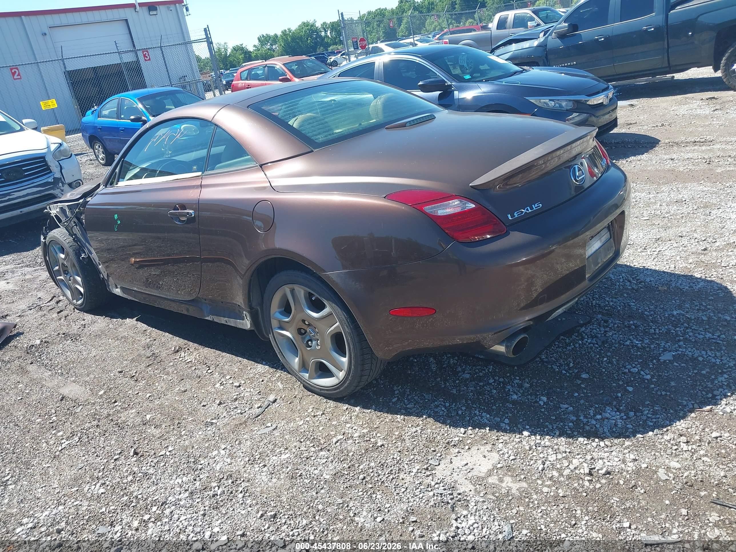 2006 Lexus Sc 430   Brown vin: JTHFN48Y569002696