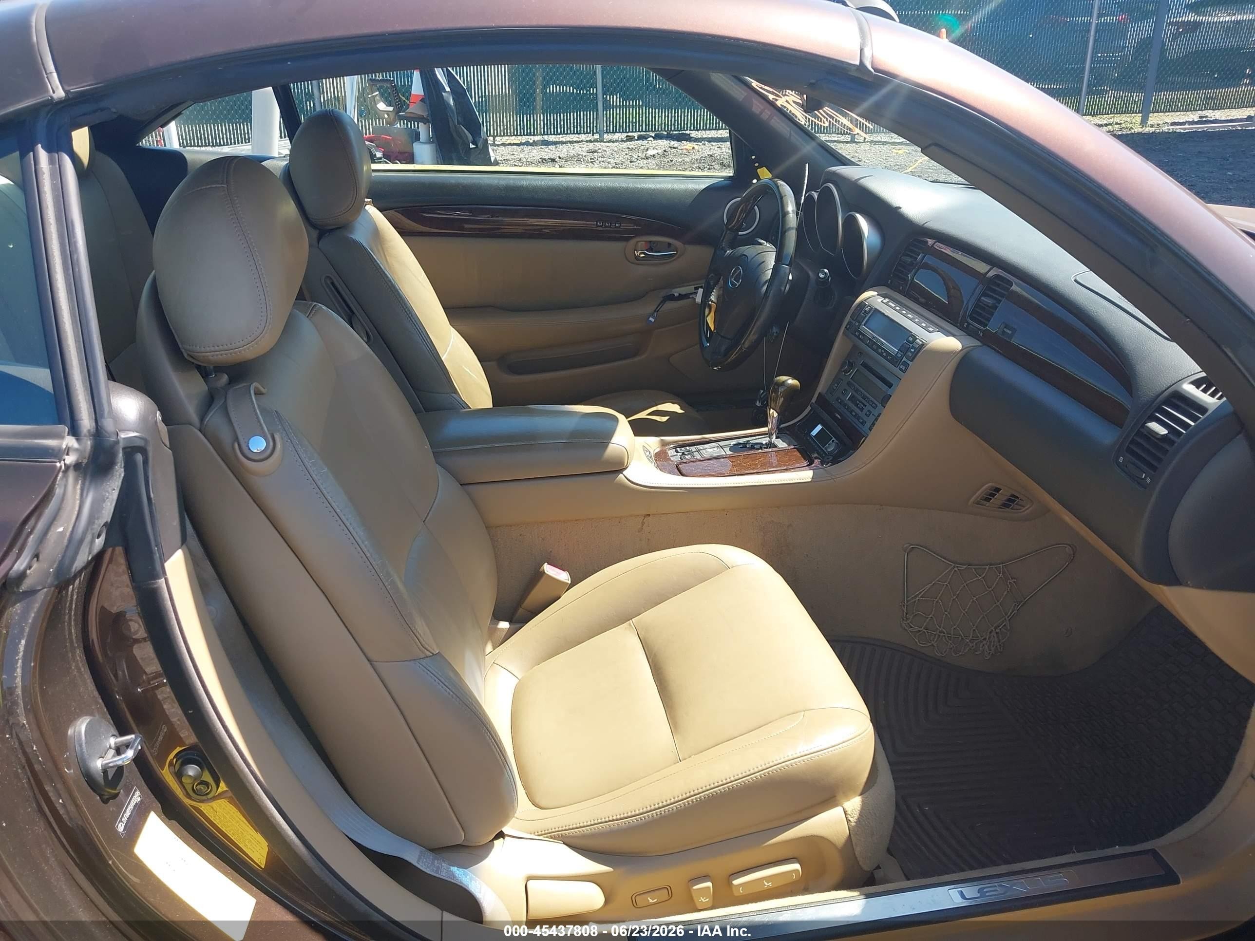 2006 Lexus Sc 430   Brown vin: JTHFN48Y569002696