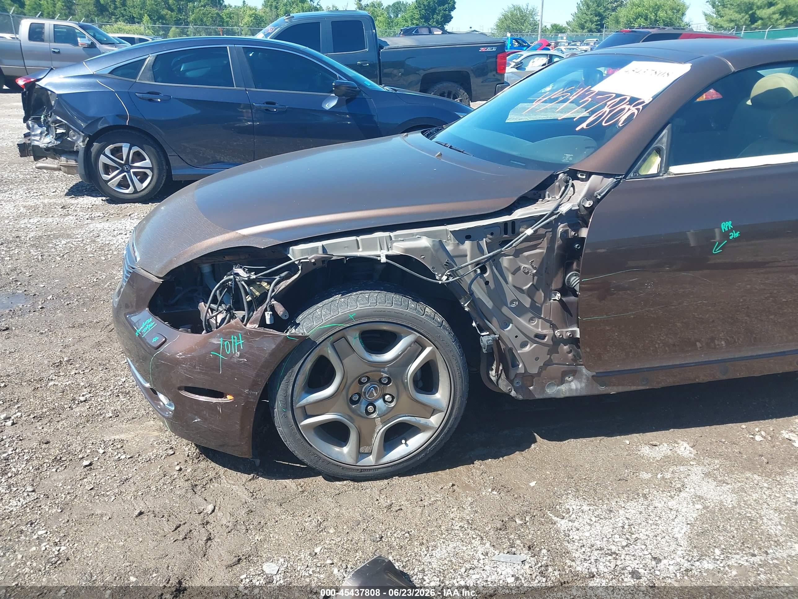 2006 Lexus Sc 430   Brown vin: JTHFN48Y569002696