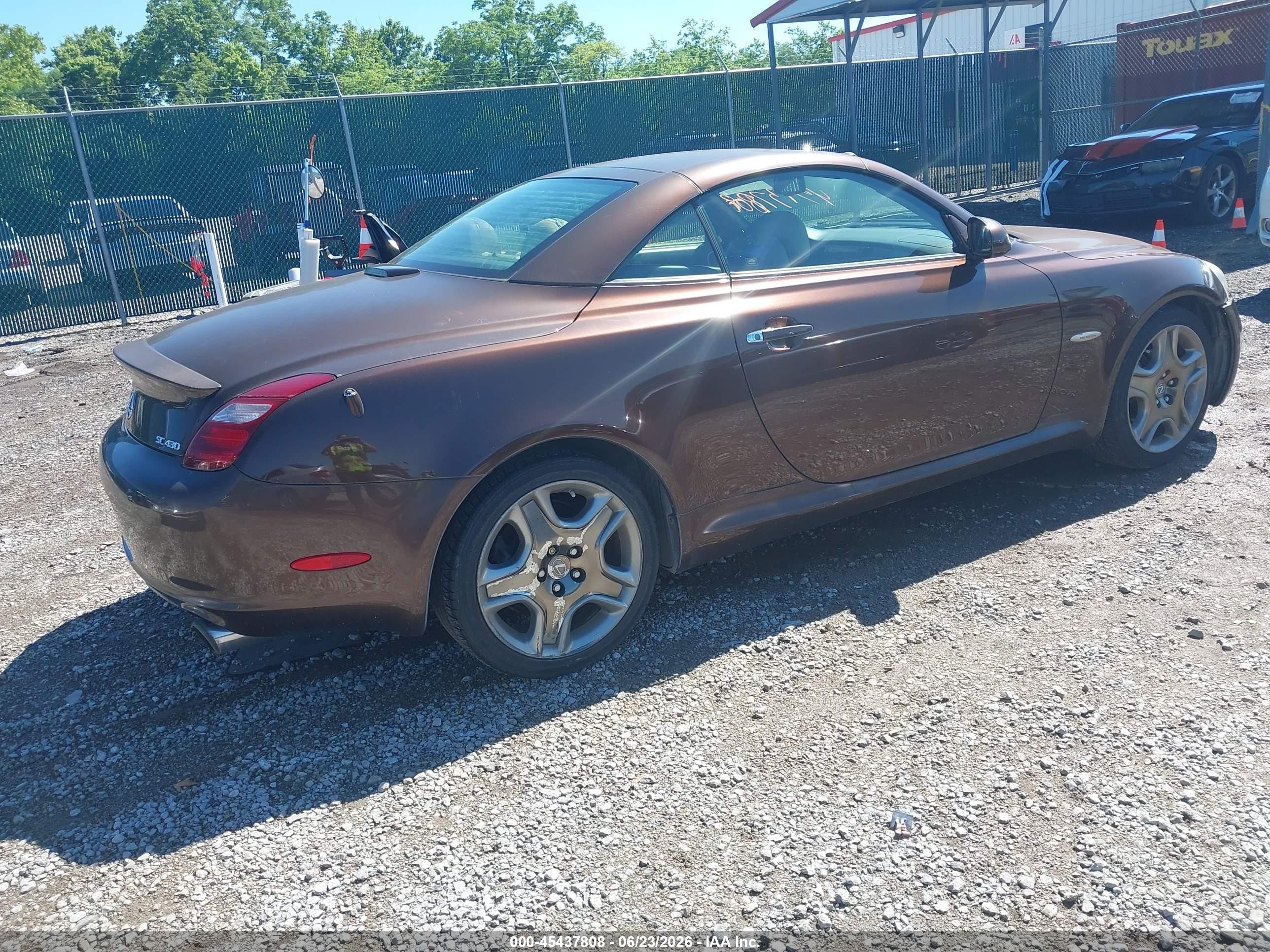 2006 Lexus Sc 430   Brown vin: JTHFN48Y569002696