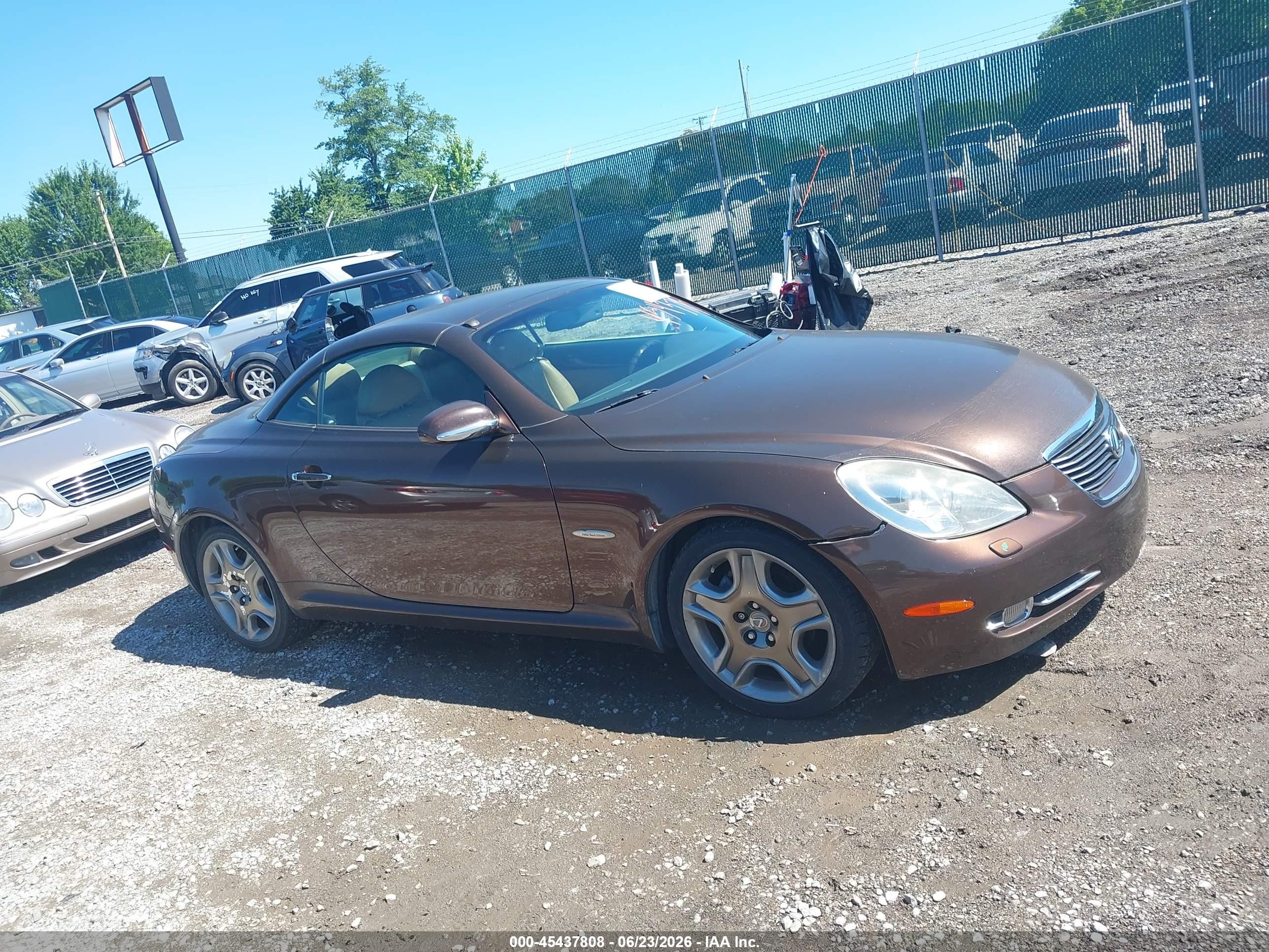 2006 Lexus Sc 430   Brown vin: JTHFN48Y569002696