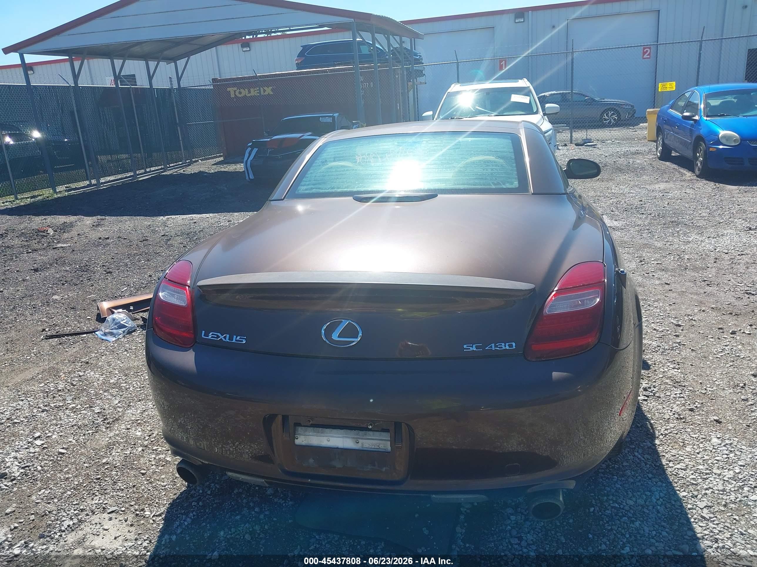 2006 Lexus Sc 430   Brown vin: JTHFN48Y569002696