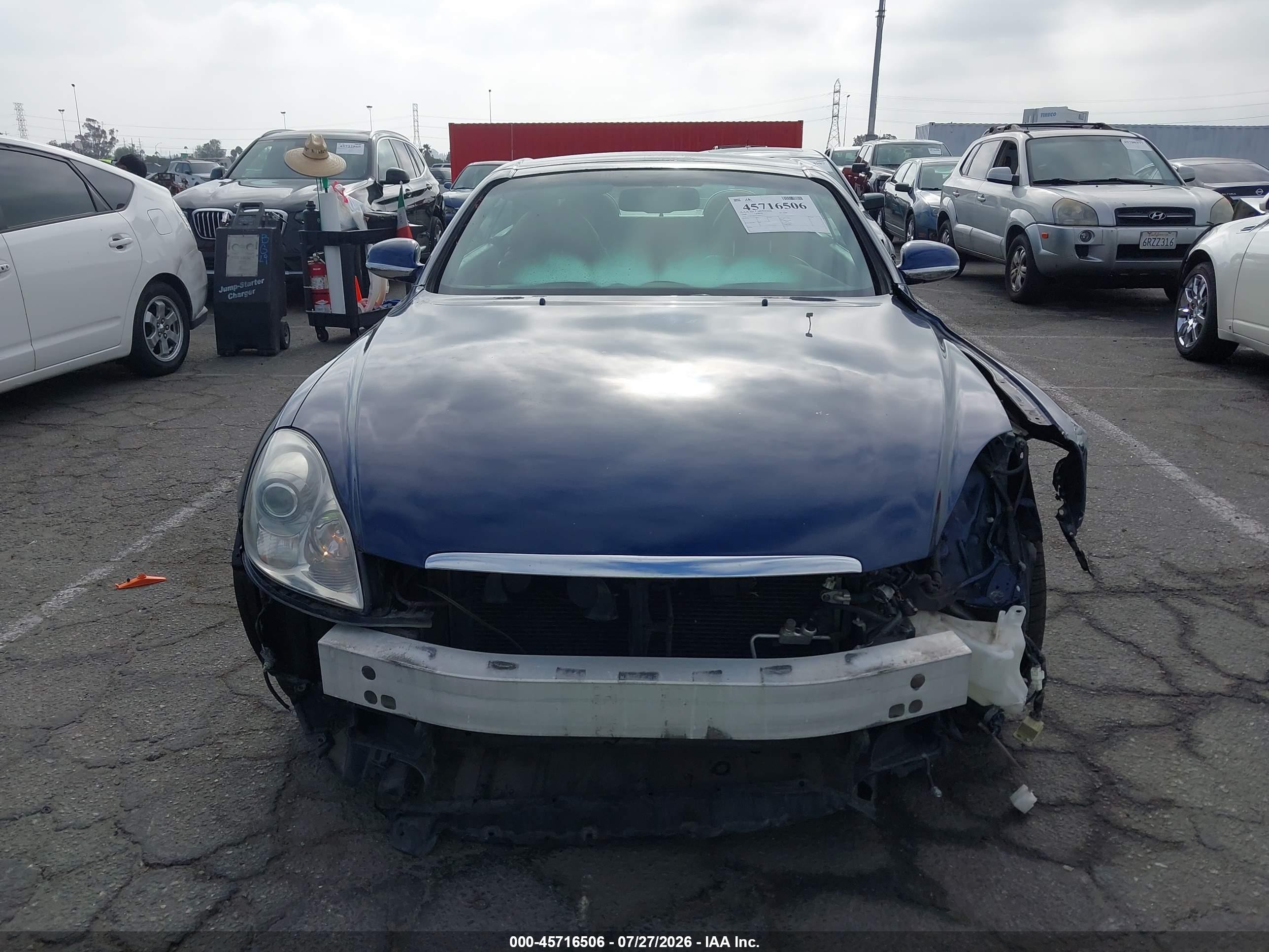2006 Lexus Sc 430   Blue vin: JTHFN48Y569003072