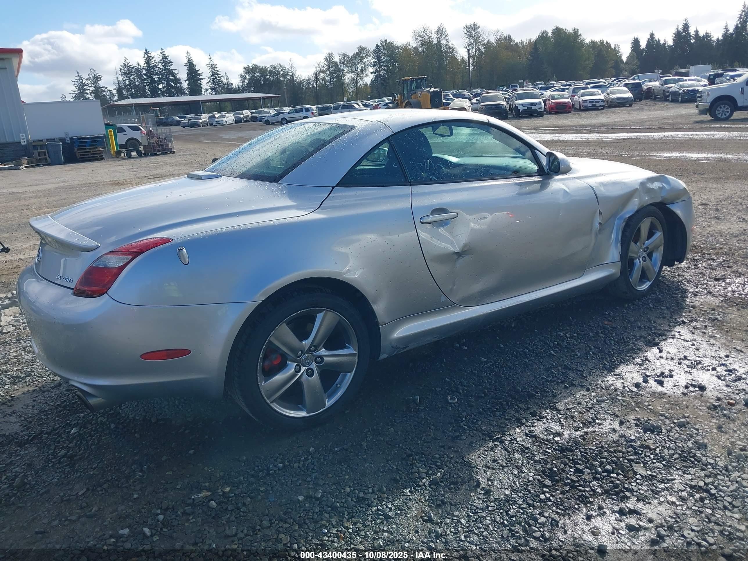 2006 Lexus Sc 430   Silver vin: JTHFN48Y569006666