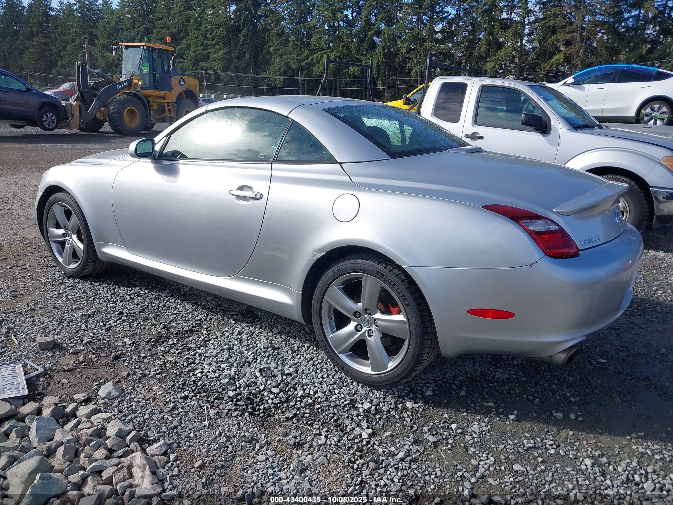 2006 Lexus Sc 430   Silver vin: JTHFN48Y569006666