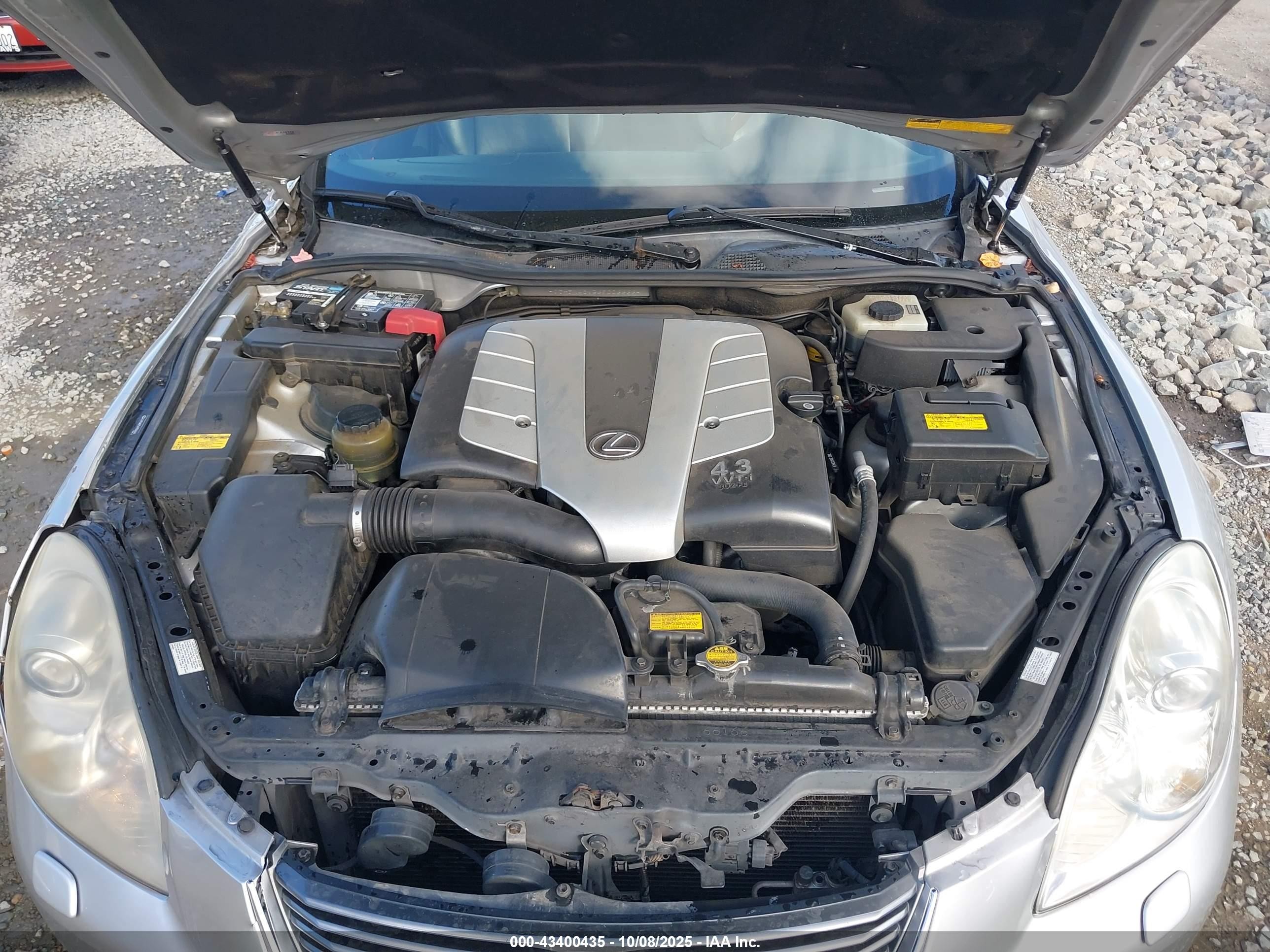 2006 Lexus Sc 430   Silver vin: JTHFN48Y569006666
