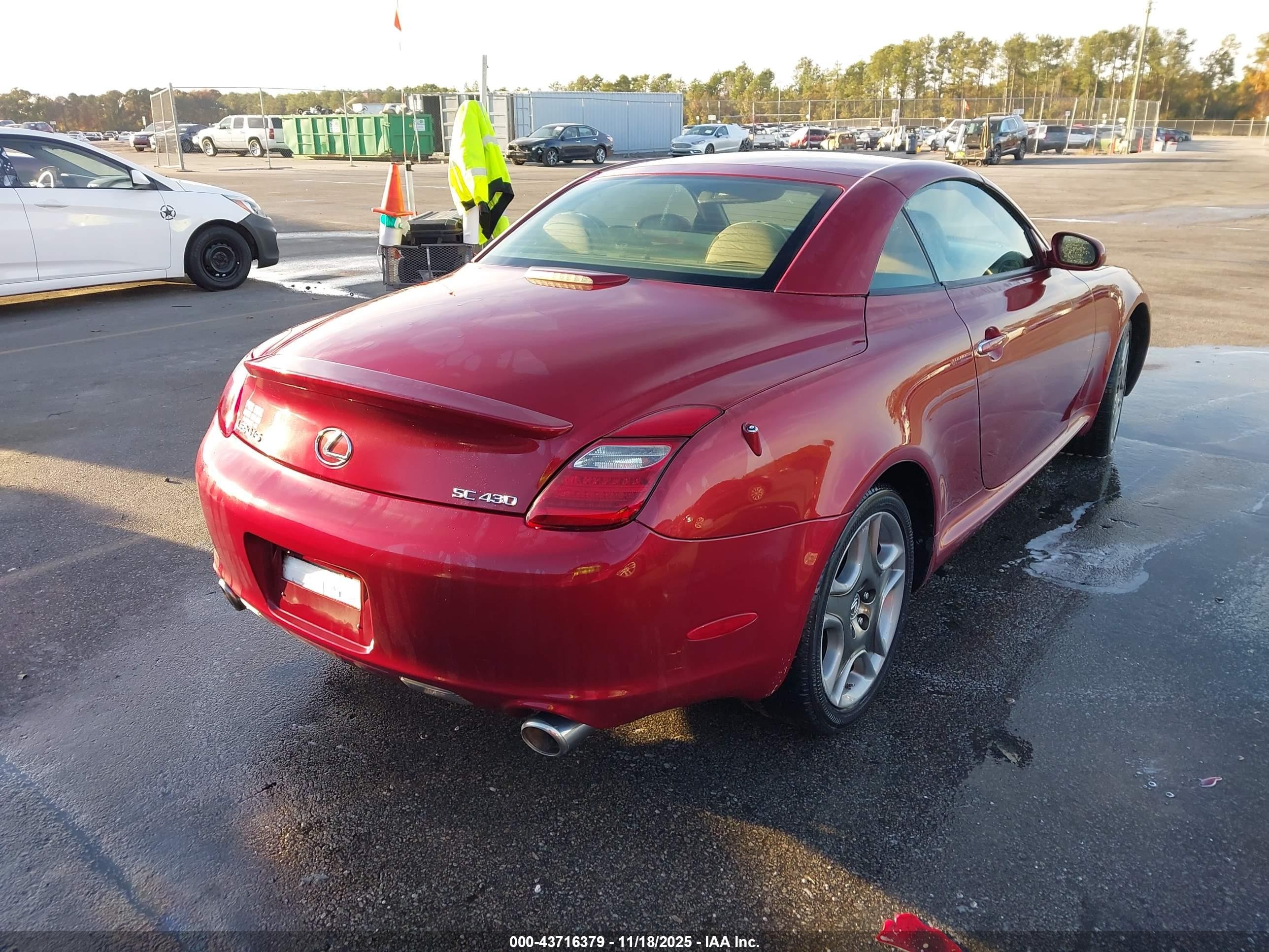 2006 Lexus Sc 430   Red vin: JTHFN48Y569009499