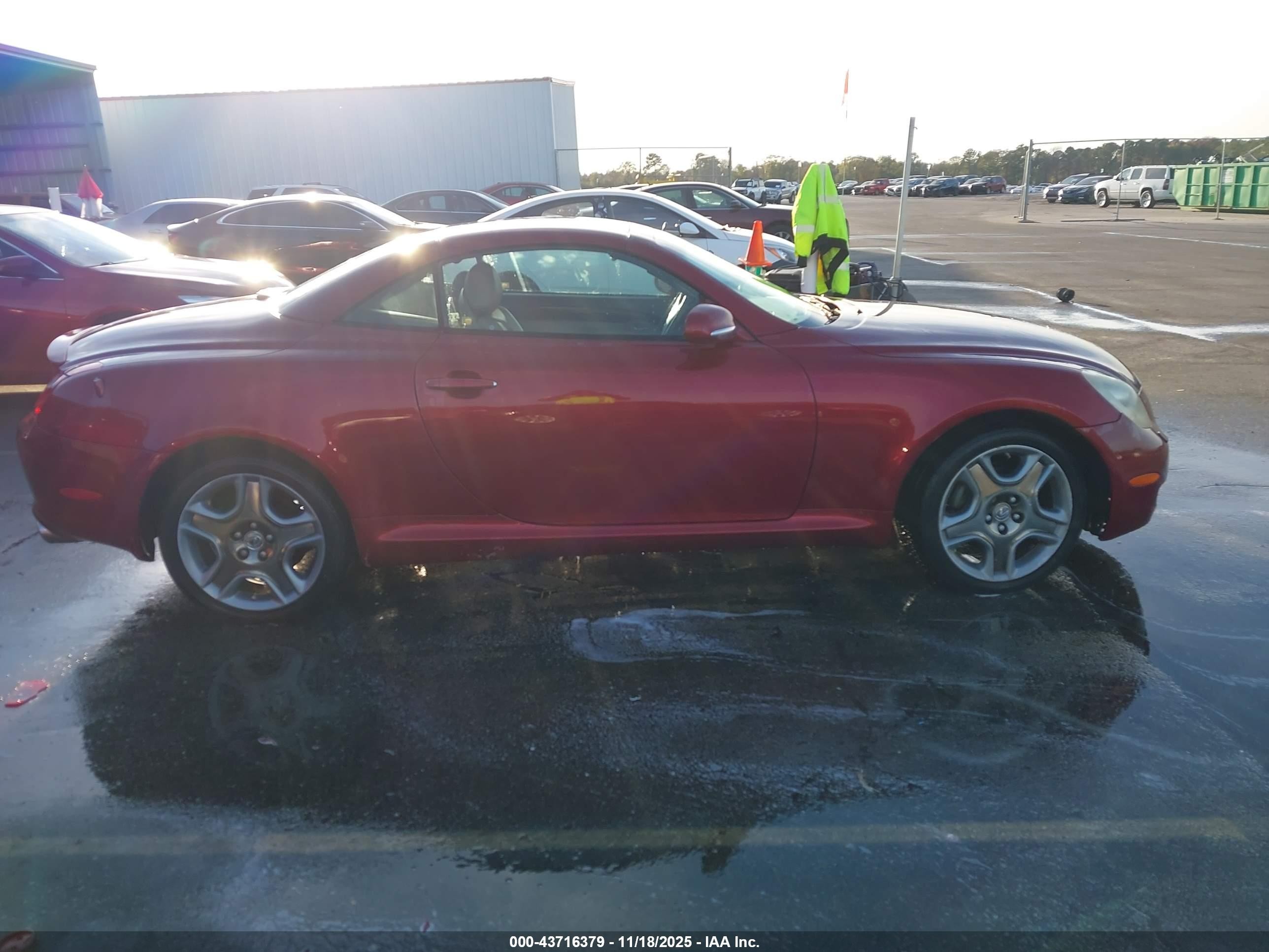 2006 Lexus Sc 430   Red vin: JTHFN48Y569009499