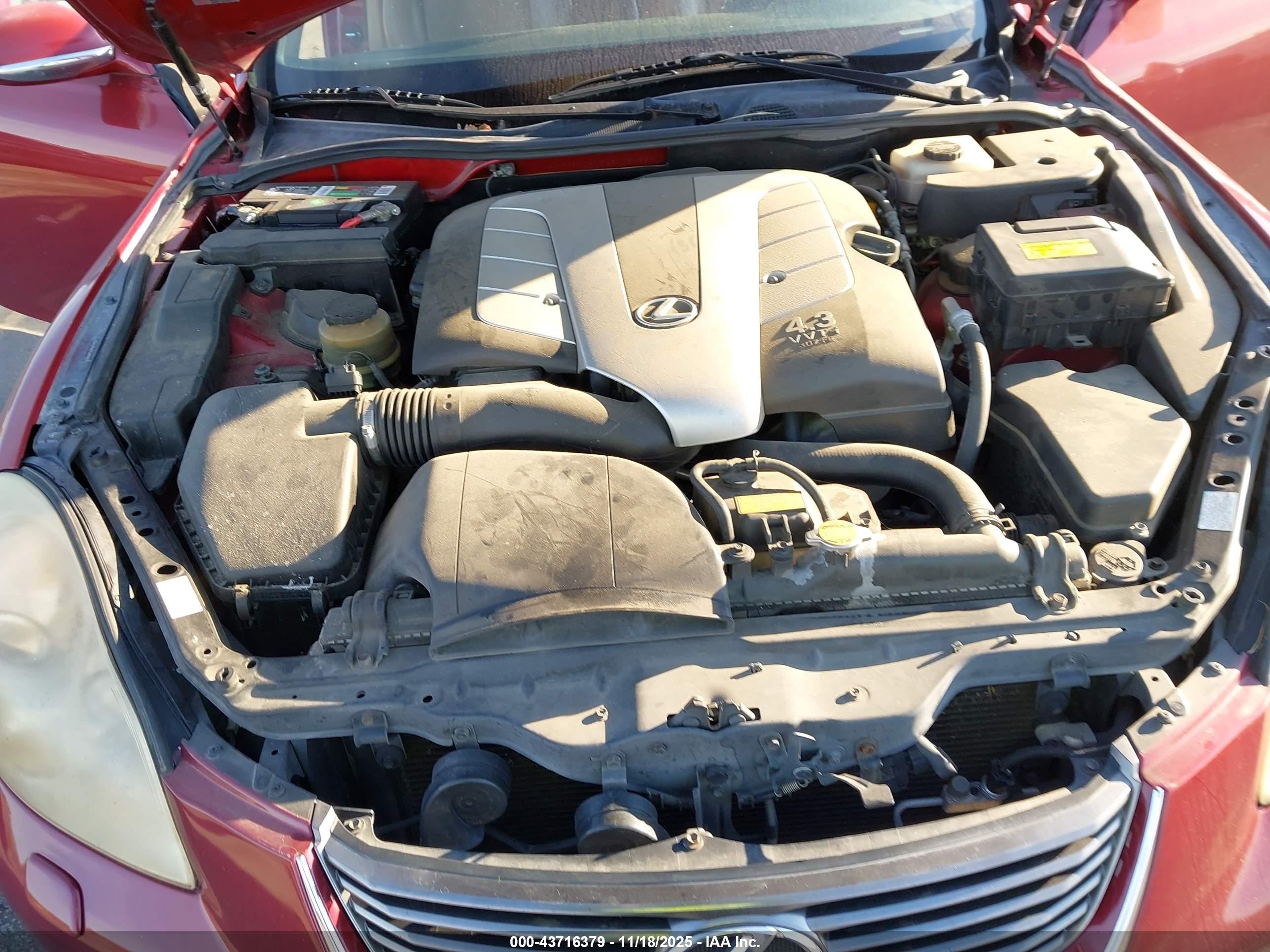 2006 Lexus Sc 430   Red vin: JTHFN48Y569009499